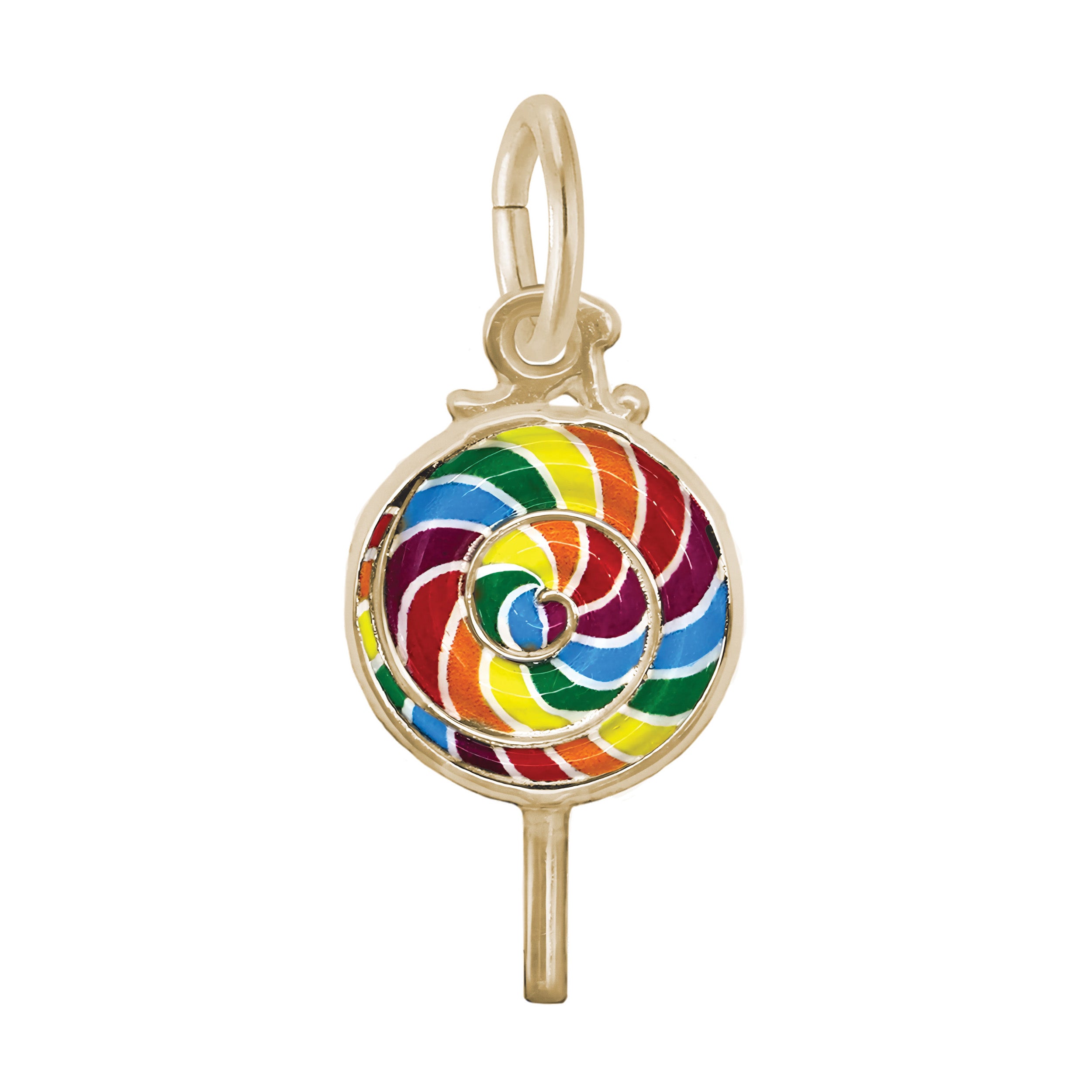 Rembrandt Charms - Painted Lollipop Charm – 1101-001 Rembrandt Charms Charm Birmingham Jewelry