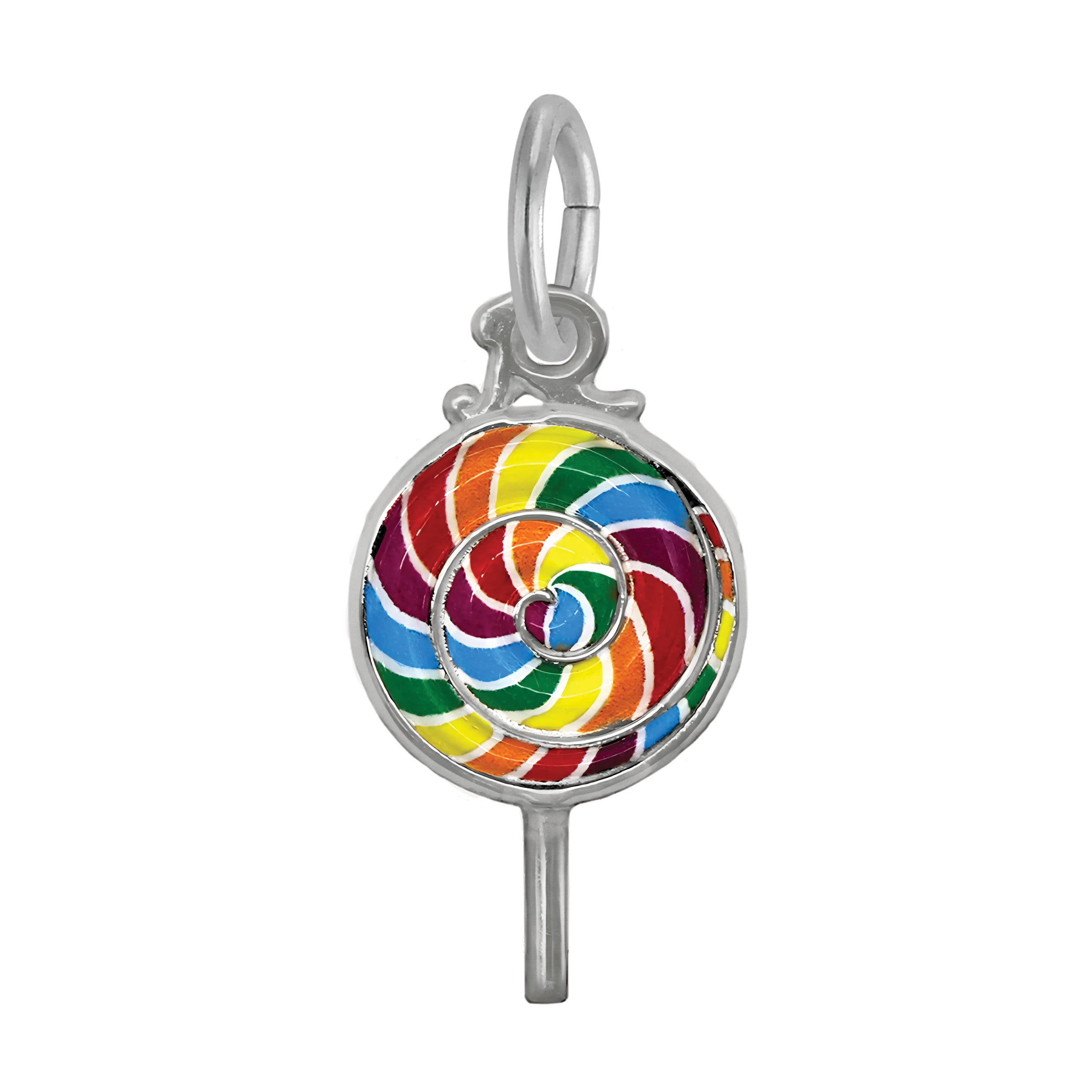 Rembrandt Charms - Painted Lollipop Charm – 1101-001 Rembrandt Charms Charm Birmingham Jewelry