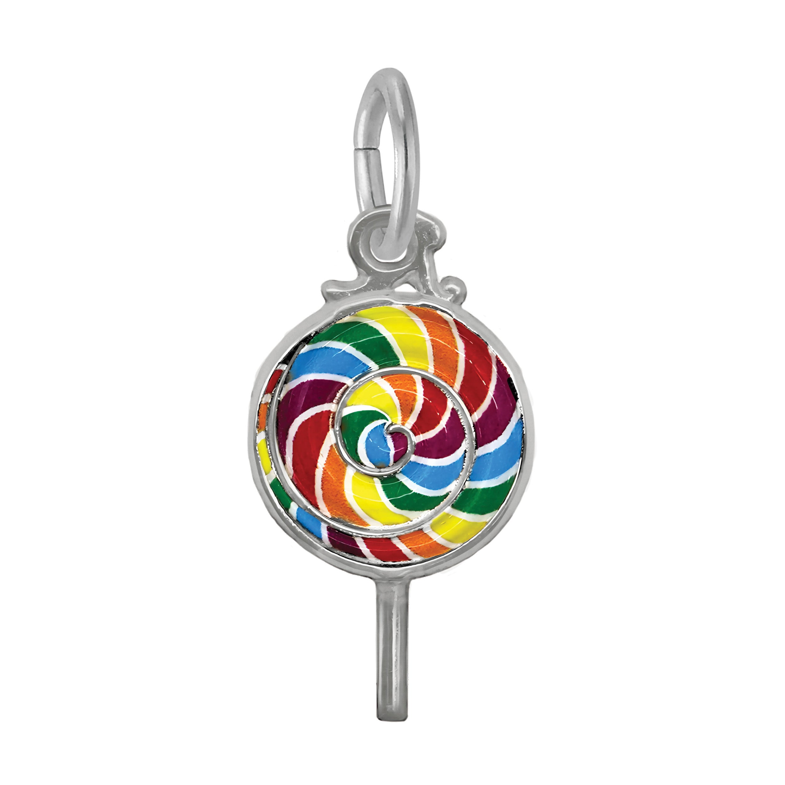 Rembrandt Charms - Painted Lollipop Charm – 1101-001 Rembrandt Charms Charm Birmingham Jewelry