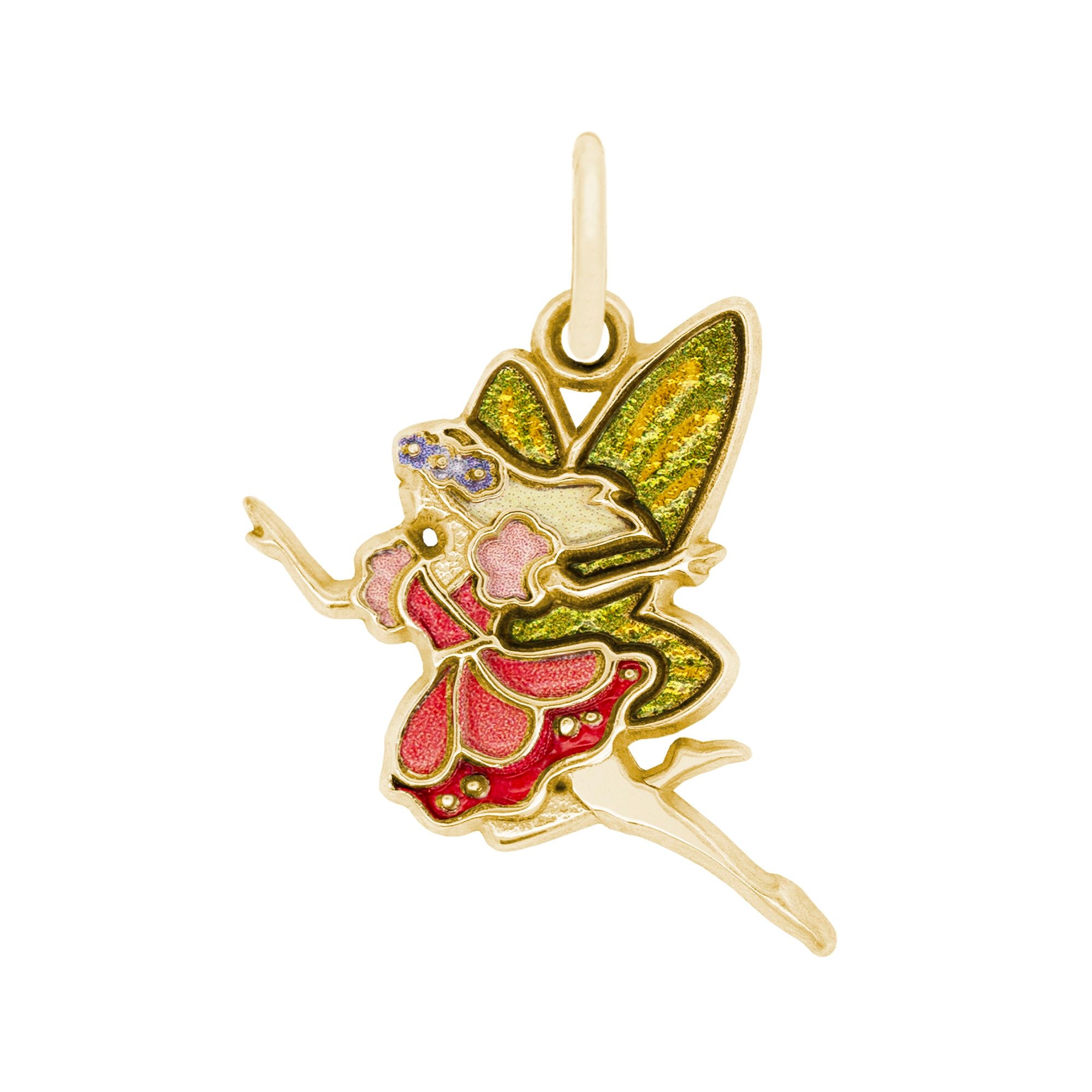 Rembrandt Charms - Painted Fairy Charm - 1172-001 Rembrandt Charms Charm Birmingham Jewelry