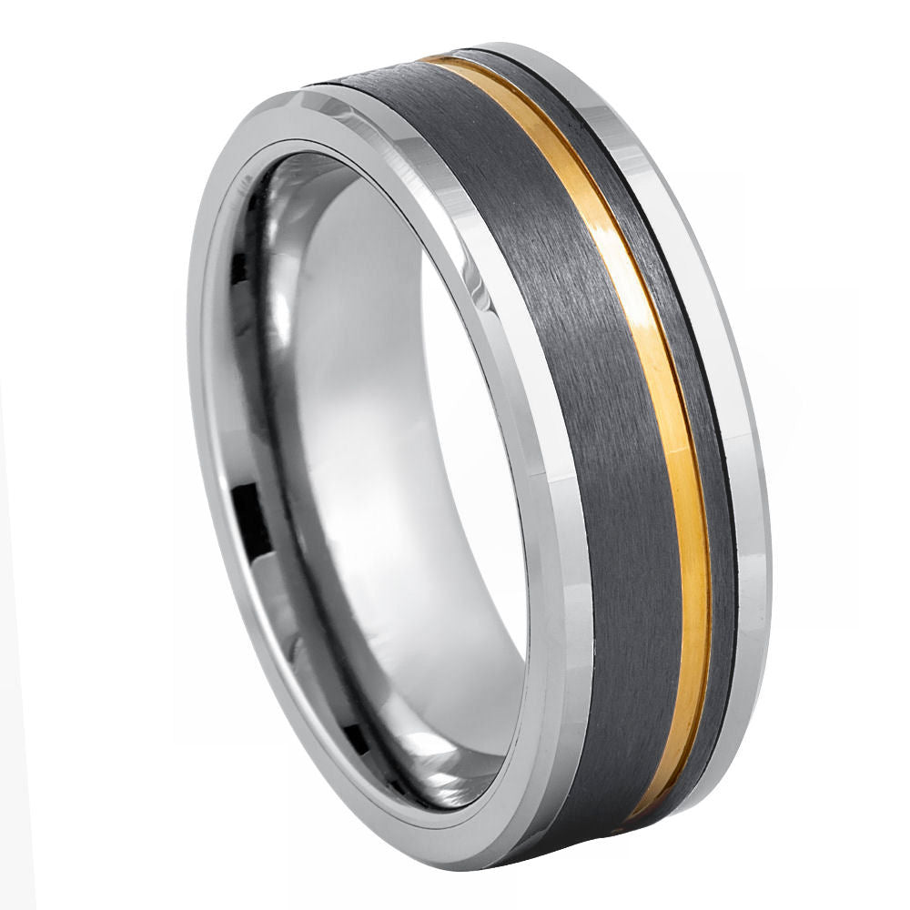 BJ 1196 Birmingham Jewelry Men's Band Birmingham Jewelry BJ119TR tungsten carbide ring, comfort fit band, wedding ring