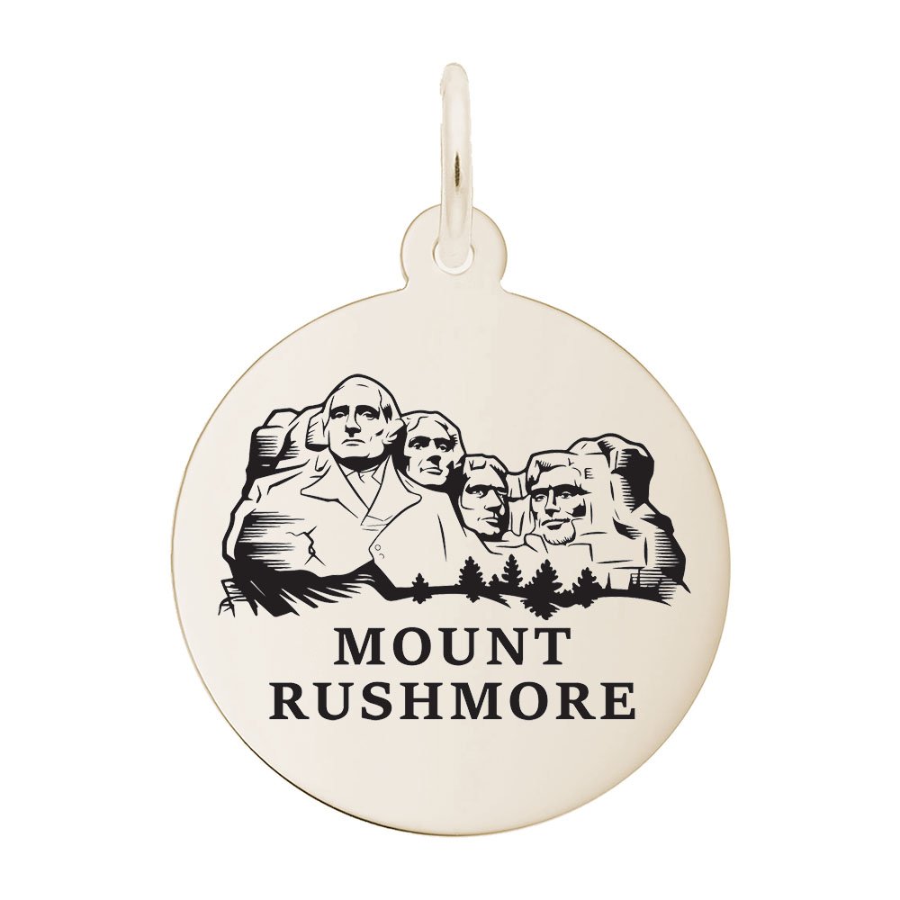 Rembrandt Charms - USA 250 Mount Rushmore Charm - 1241 Rembrandt Charms Charm Birmingham Jewelry