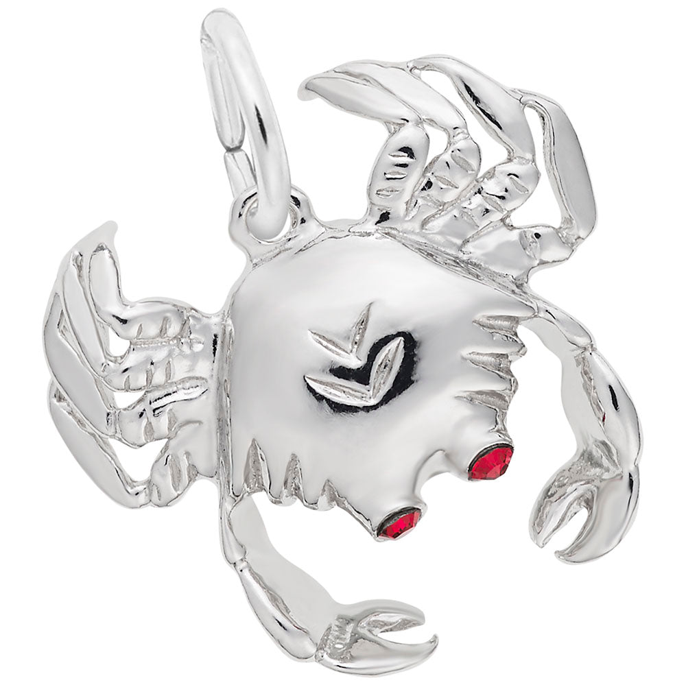 Rembrandt Charms - Crab with Stones Charm - 1516 Rembrandt Charms Charm Birmingham Jewelry