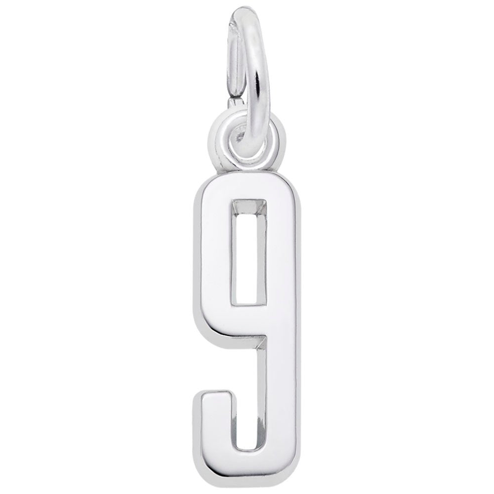 Rembrandt Charms - That’s My Number Series 9 Charm - 1761-009 Rembrandt Charms Charm Birmingham Jewelry