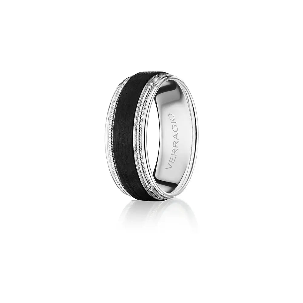 VWCF-302-8 VERRAGIO Men's Wedding Band Birmingham Jewelry Verragio Jewelry | Men's Wedding Band VWCF-302-8