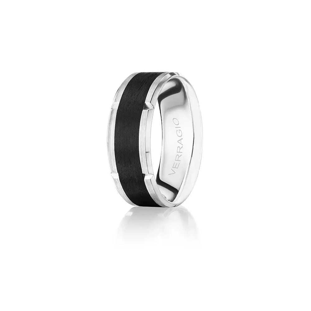 VWCF-304-8 VERRAGIO Men's Wedding Band Birmingham Jewelry Verragio Jewelry | Men's Wedding Band VWCF-304-8