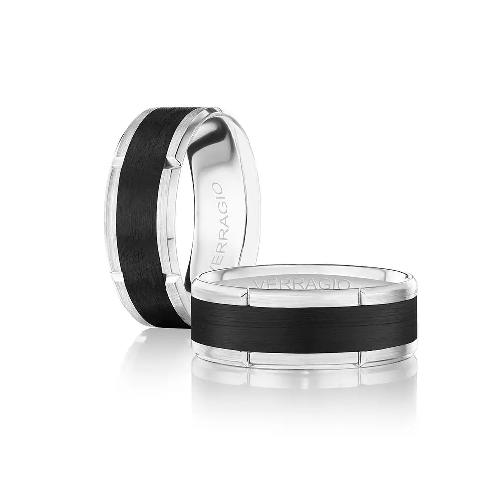 VWCF-304-8 VERRAGIO Men's Wedding Band Birmingham Jewelry Verragio Jewelry | Men's Wedding Band VWCF-304-8