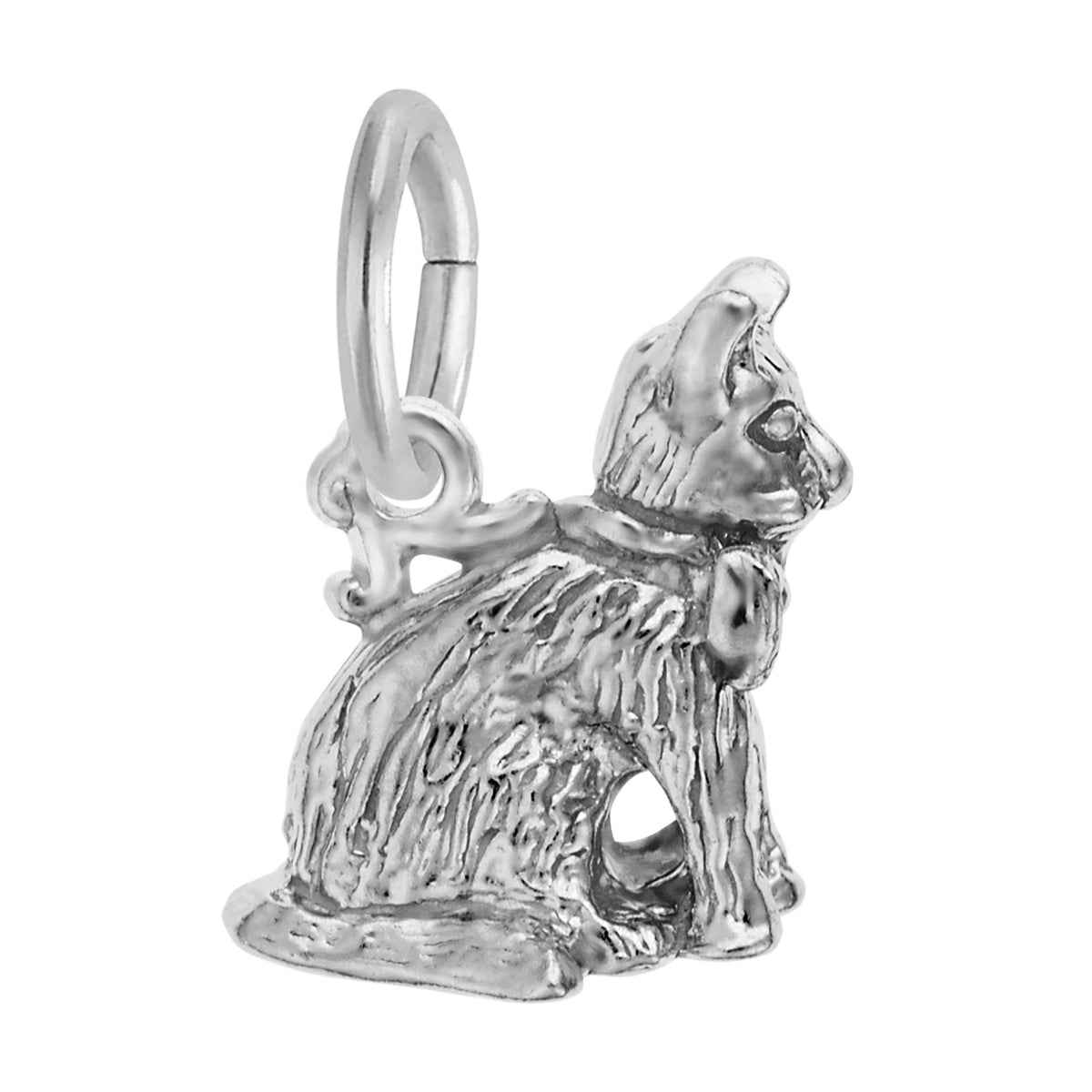 Rembrandt Charms - Sitting Cat Charm - 1809 Rembrandt Charms Charm Birmingham Jewelry