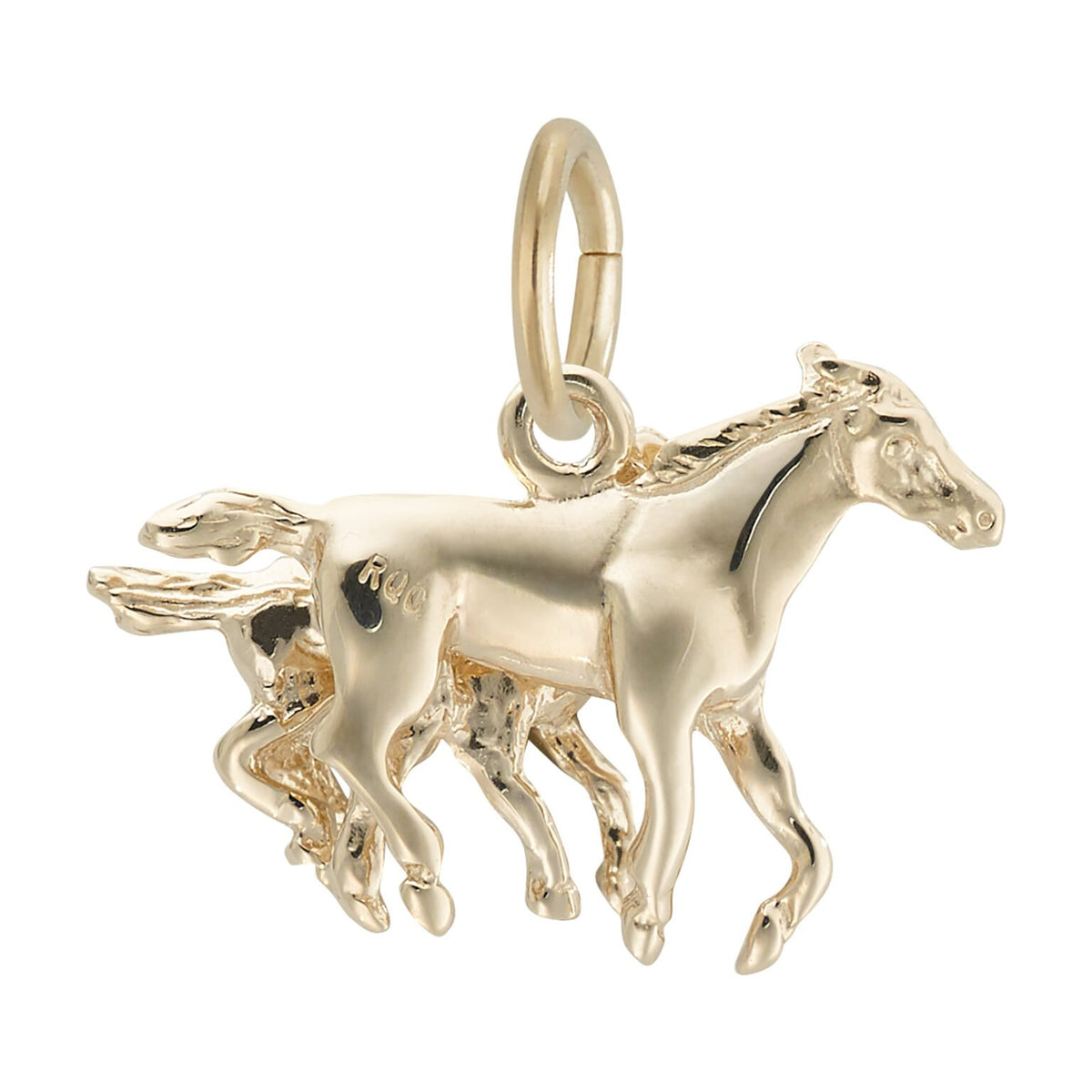 Rembrandt Charms - Horse & Colt Charm - 1861 Rembrandt Charms Charm Birmingham Jewelry