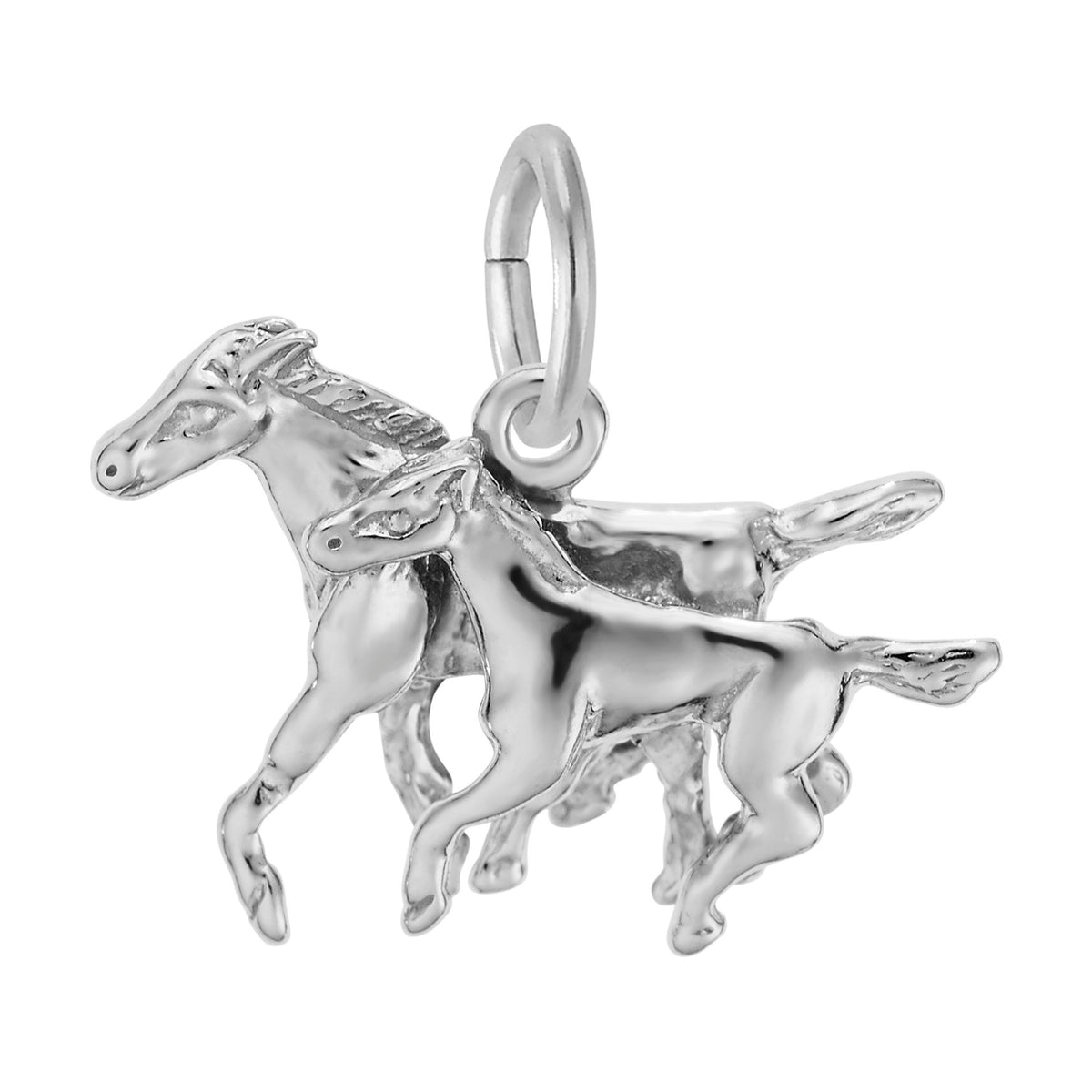 Rembrandt Charms - Horse & Colt Charm - 1861 Rembrandt Charms Charm Birmingham Jewelry