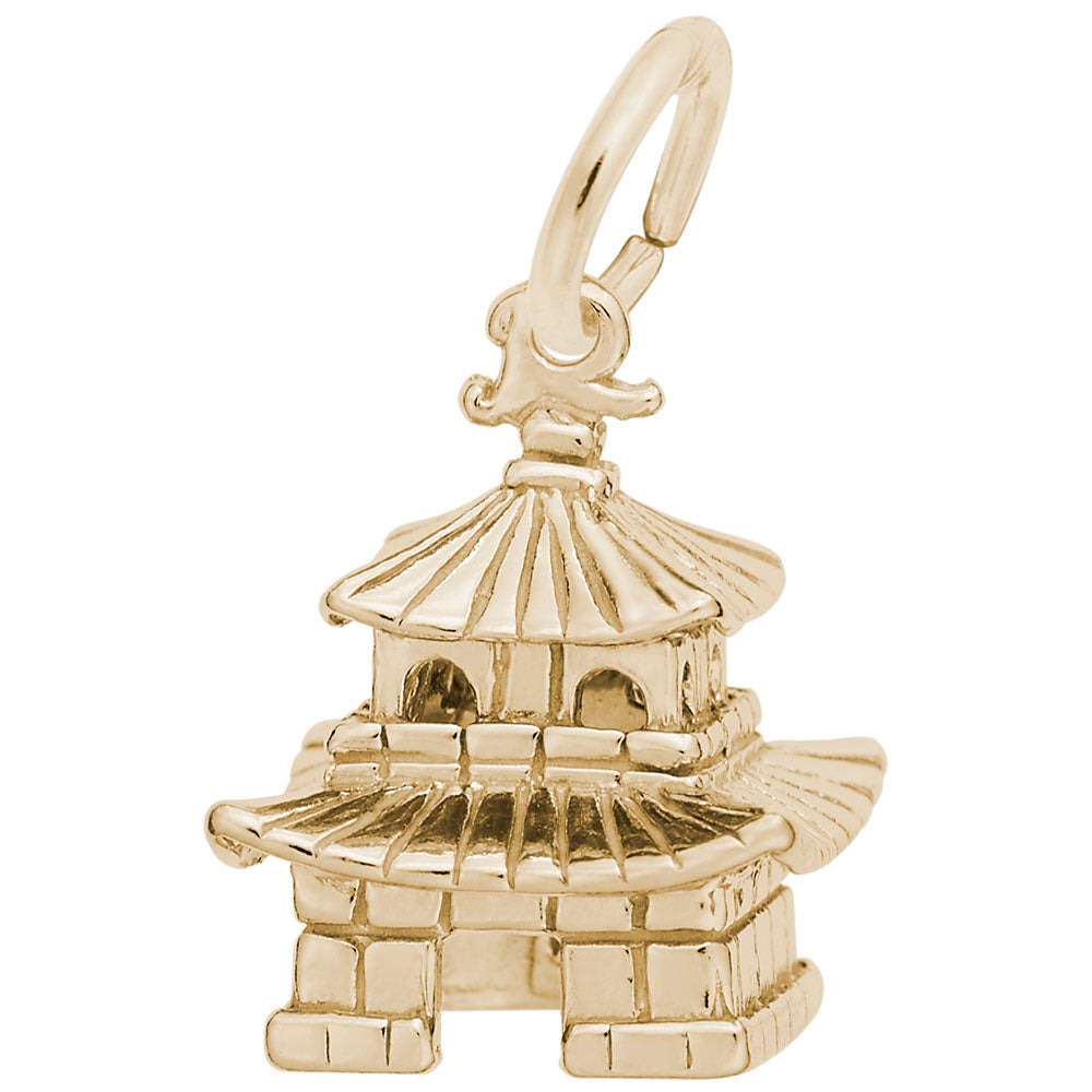 Rembrandt Charms - Oriental Temple Charm - 2456 Rembrandt Charms Charm Birmingham Jewelry