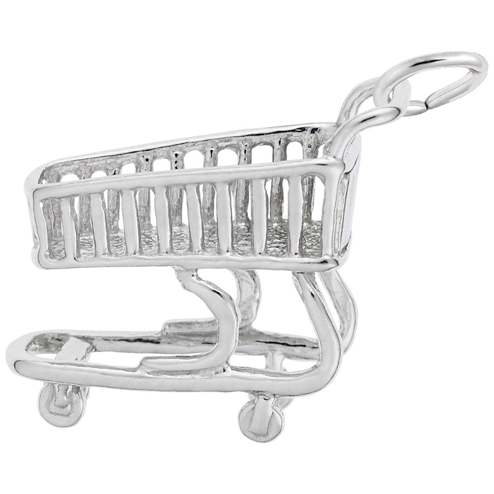 Rembrandt Charms - Shopping Cart Charm - 2989 Rembrandt Charms Charm Birmingham Jewelry