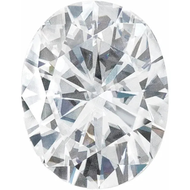 Oval Faceted DEF Lab-Grown Moissanite™