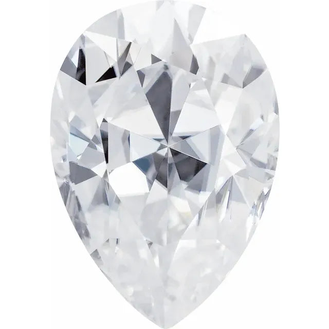 Pear Faceted DEF Lab-Grown Moissanite™ Birmingham Jewelry Birmingham Jewelry