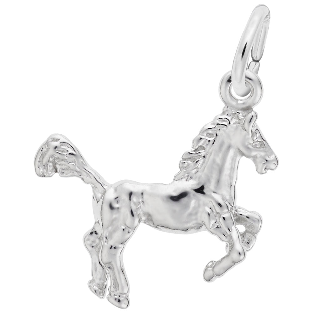 Rembrandt Charms - Leaping Horse Charm - 5618 Rembrandt Charms Charm Birmingham Jewelry