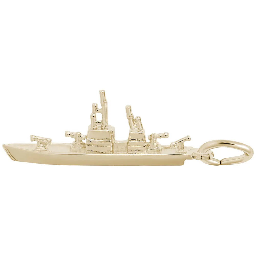 Rembrandt Charms - Naval Ship Charm - 8114 Rembrandt Charms Charm Birmingham Jewelry