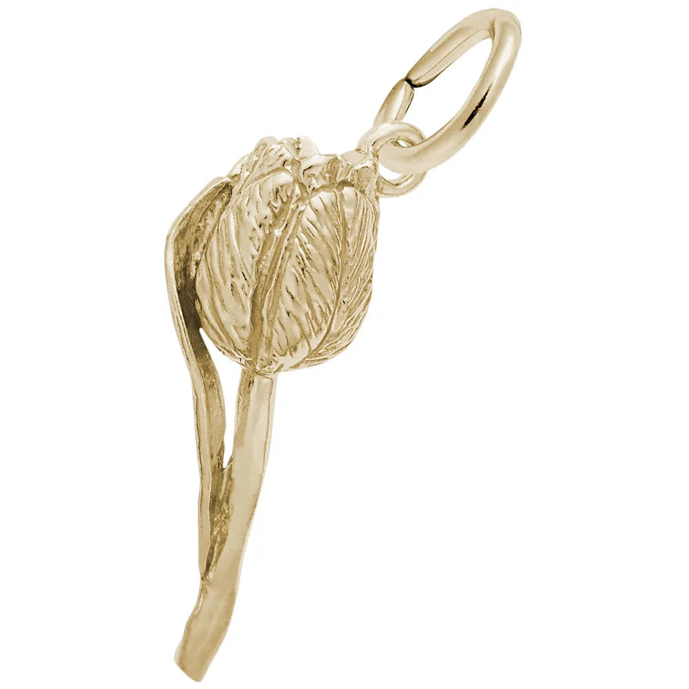 Rembrandt Charms - Tulip Flower Charm - 8346 Rembrandt Charms Charm Birmingham Jewelry