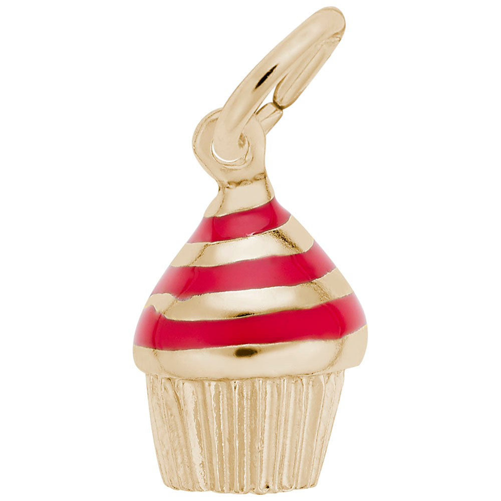 Rembrandt Charms - Swirl Cupcake Charm - 8370 Rembrandt Charms Charm Birmingham Jewelry