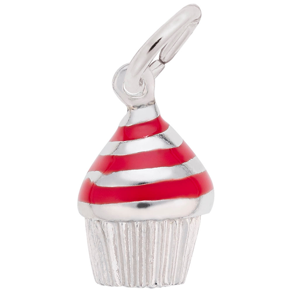 Rembrandt Charms - Swirl Cupcake Charm - 8370 Rembrandt Charms Charm Birmingham Jewelry