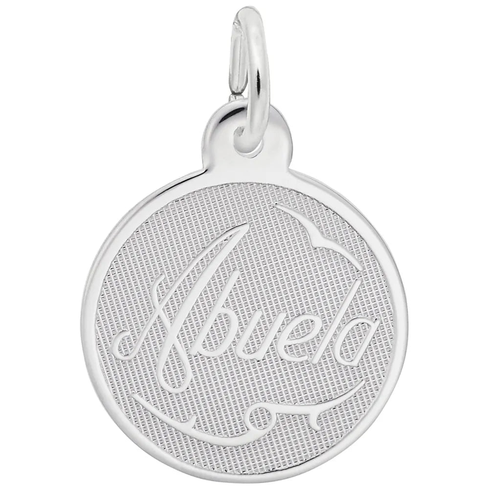 Rembrandt Charms - Abuela Disc Charm - 8375 Rembrandt Charms Charm Birmingham Jewelry