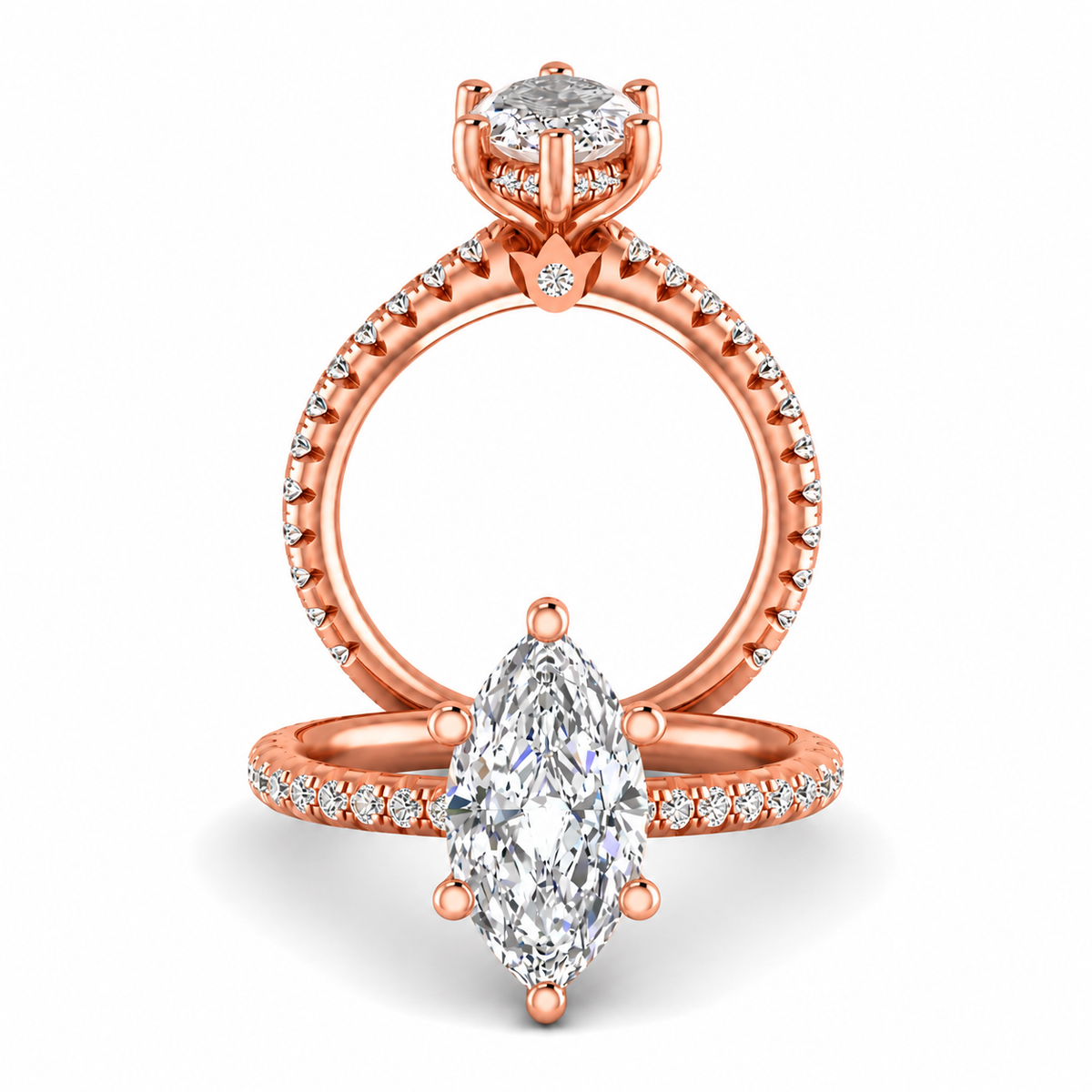 RENAISSANCE-999DBMQ-1.2 VERRAGIO Engagement Ring Birmingham Jewelry Verragio Jewelry | Diamond Engagement Ring RENAISSANCE-986R