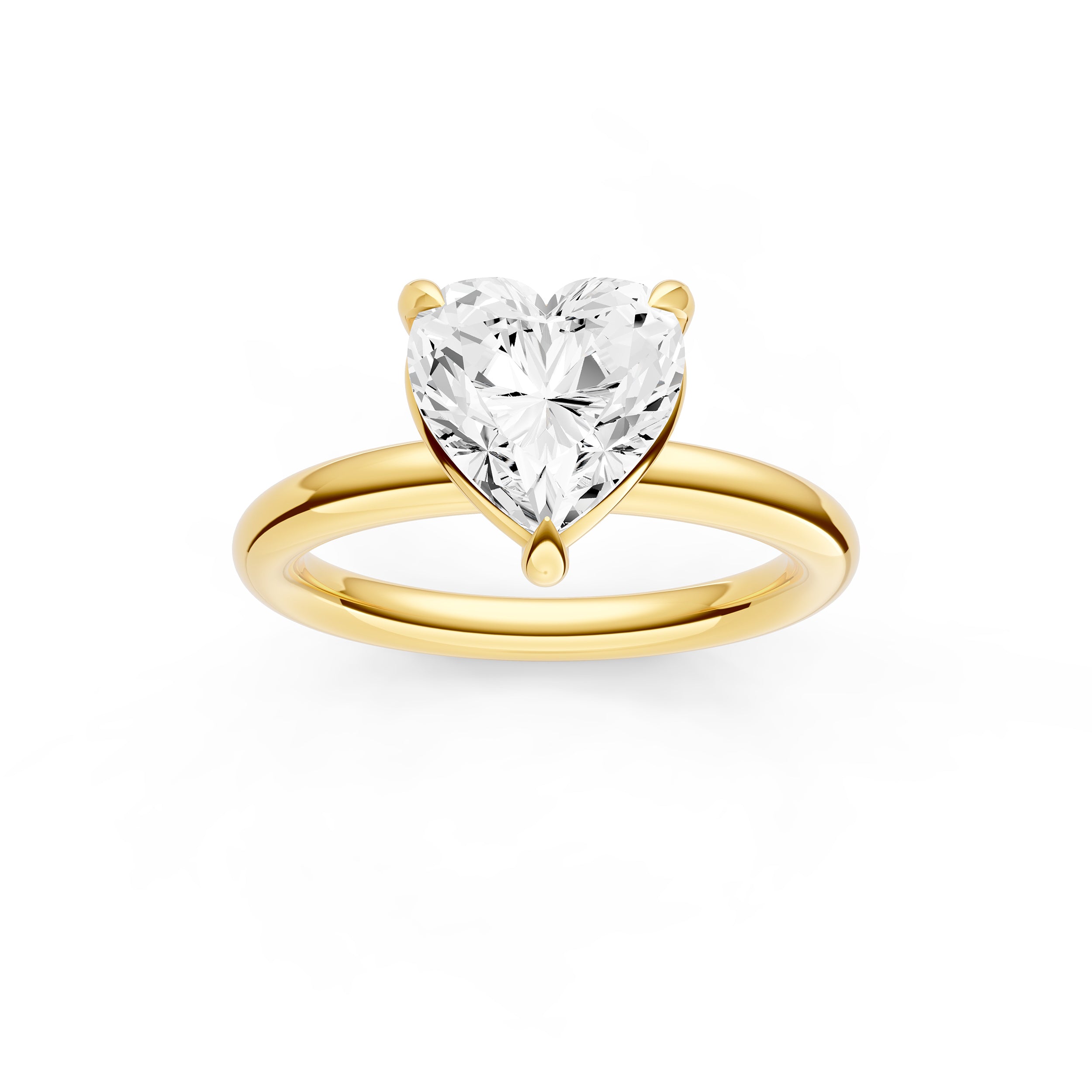 Classic Solitaire Engagement Ring (Heart) Birmingham Jewelry Engagement Ring Birmingham Jewelry