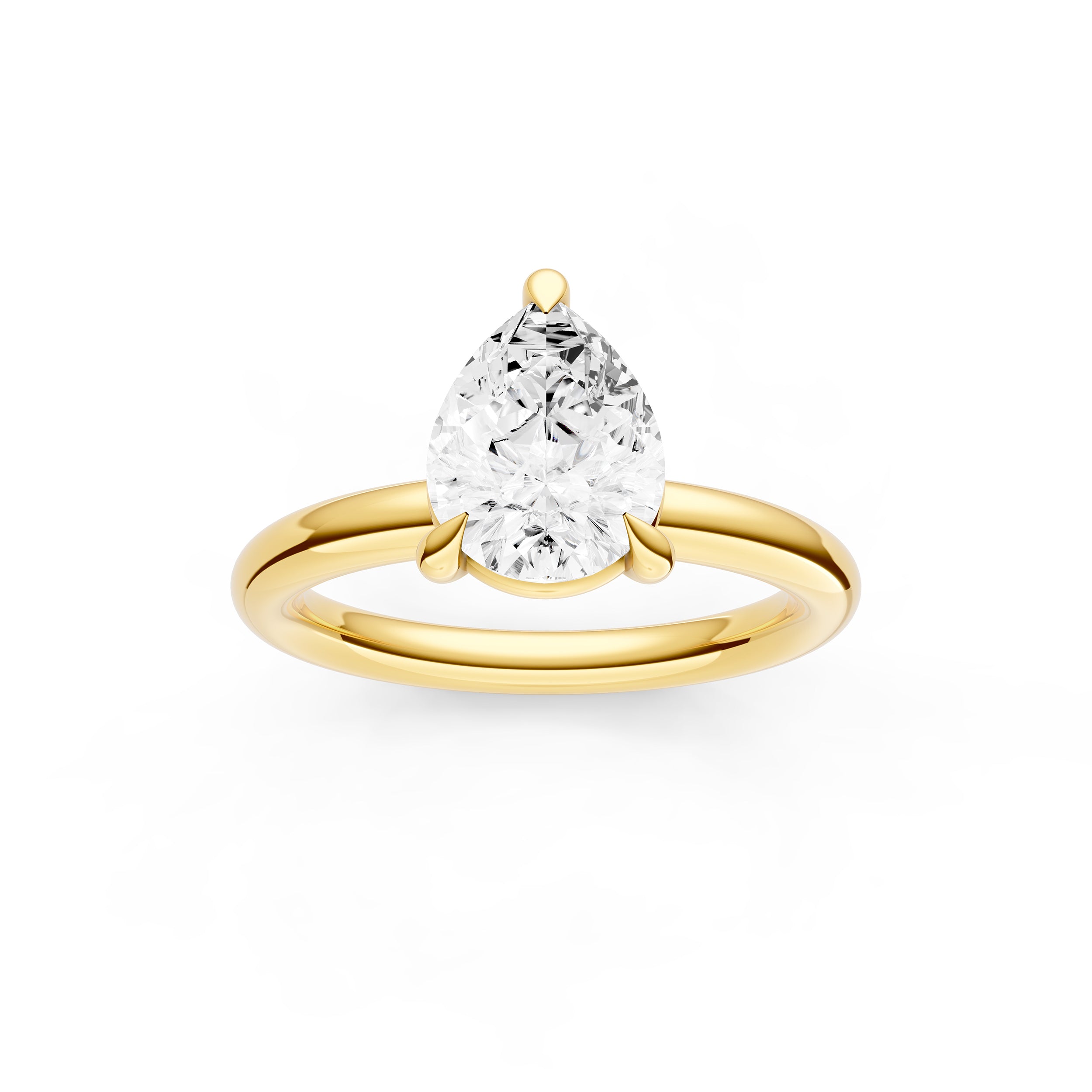 Classic Solitaire Engagement Ring (Pear Shape) Birmingham Jewelry Engagement Ring Birmingham Jewelry
