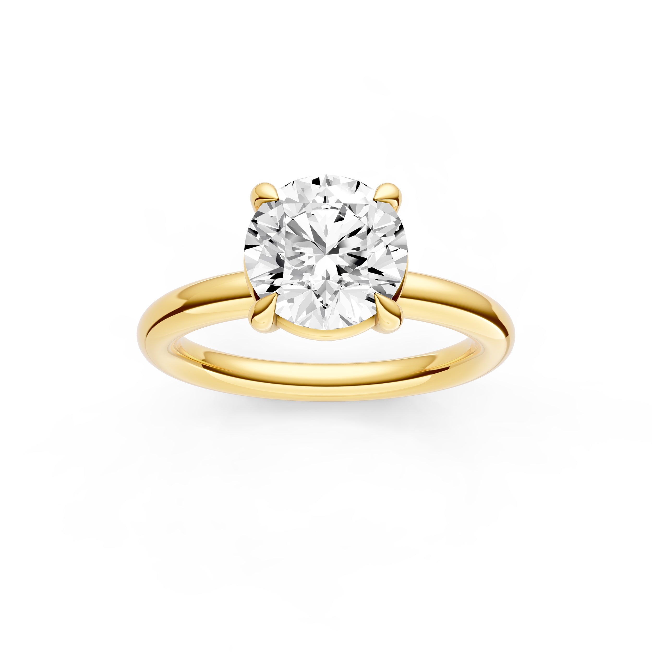 Classic Solitaire Engagement Ring (Round) Birmingham Jewelry Engagement Ring Birmingham Jewelry