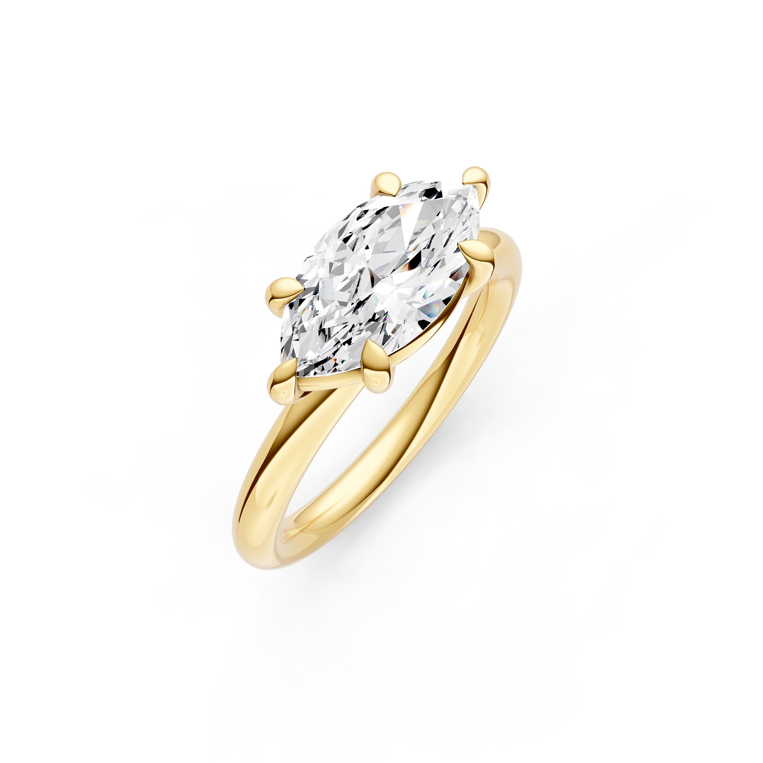 E2W Classic Semi-Mount (Marquise) Birmingham Jewelry Engagement Ring Birmingham Jewelry