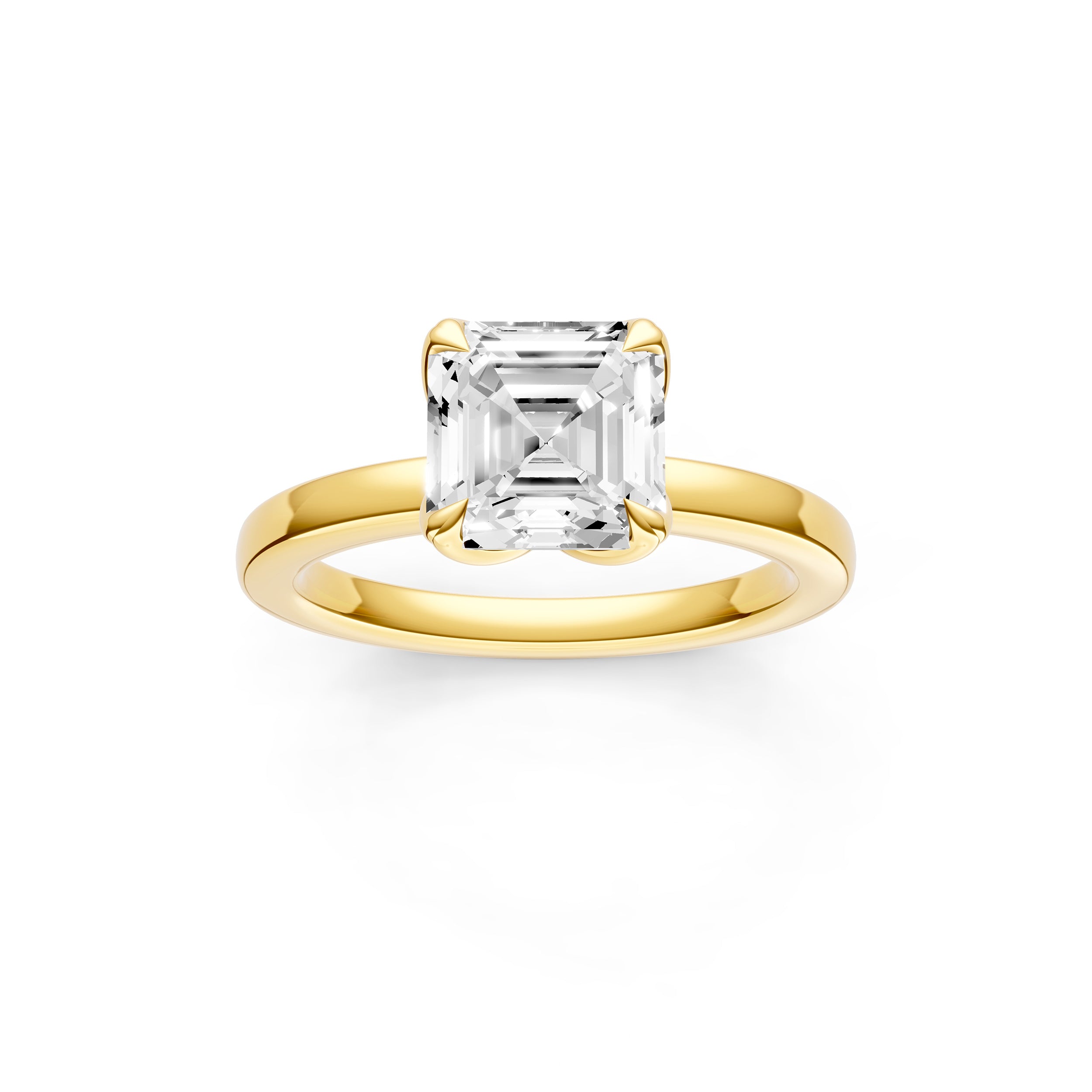 Petal Classic Engagement Ring (Asscher) Birmingham Jewelry Engagement Ring Birmingham Jewelry