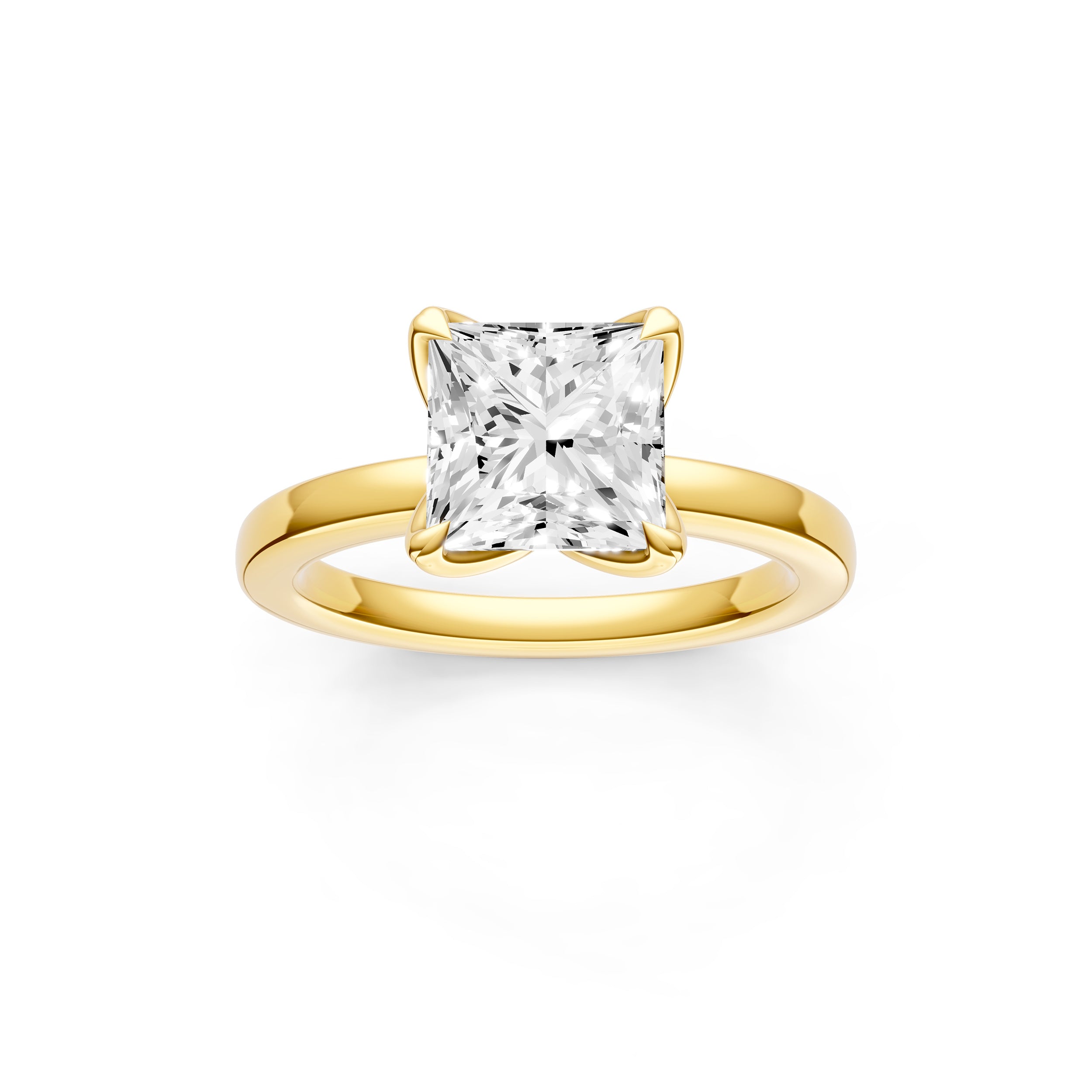 Petal Classic Engagement Ring (Princess Cut) Birmingham Jewelry Engagement Ring Birmingham Jewelry