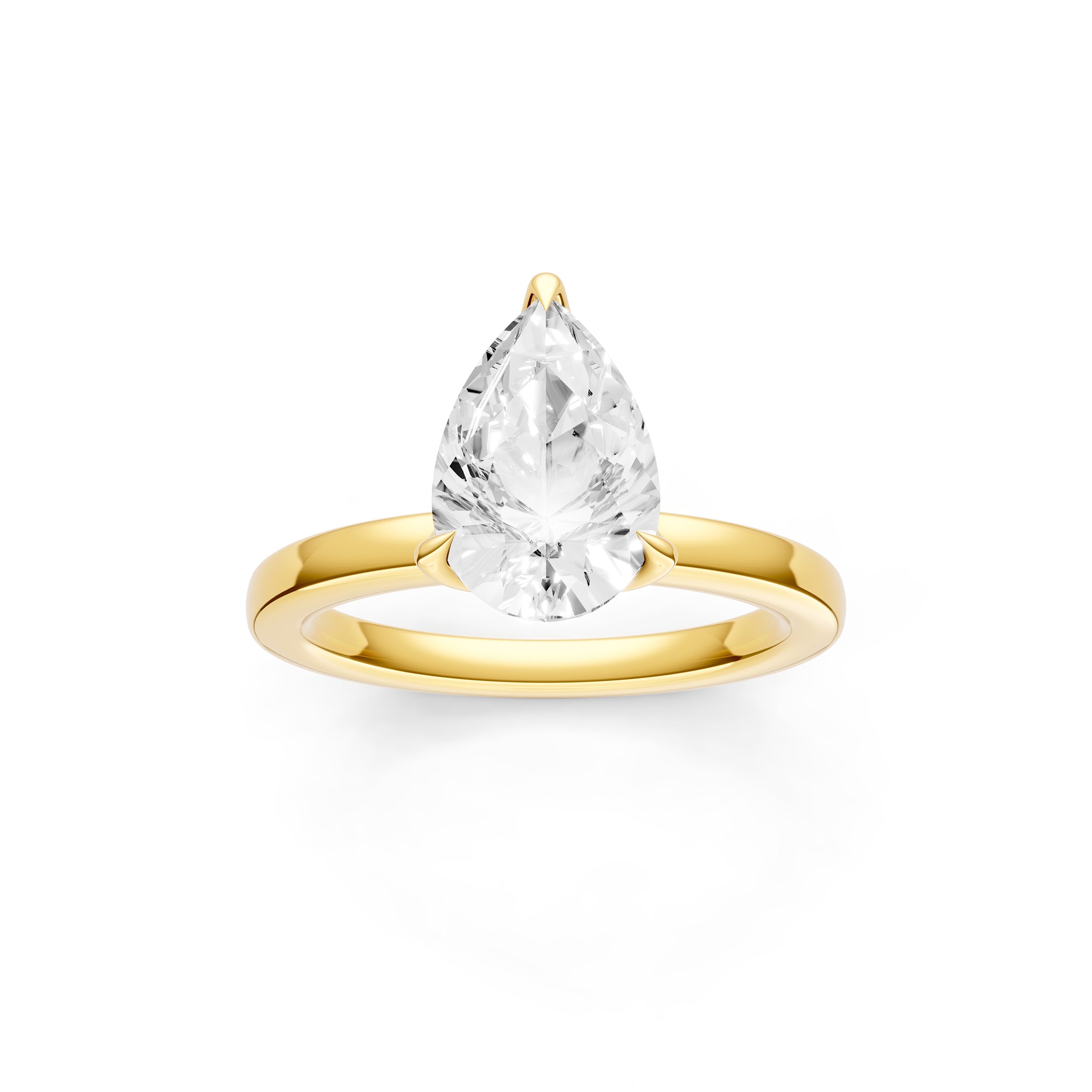 Petal Classic Engagement Ring (Pear Shape) Birmingham Jewelry Engagement Ring Birmingham Jewelry