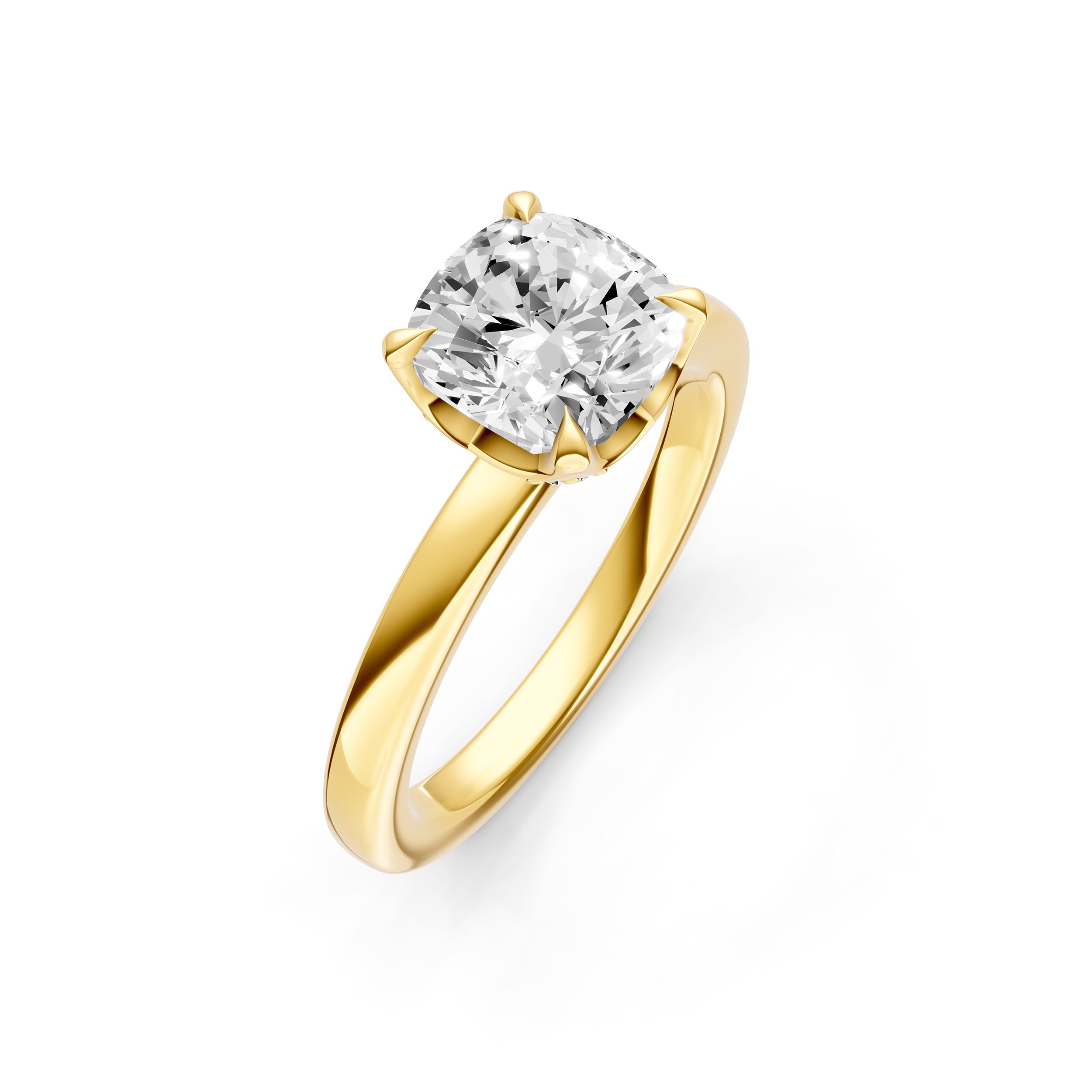 Crown Engagement Ring (Cushion) Birmingham Jewelry Engagement Ring Birmingham Jewelry