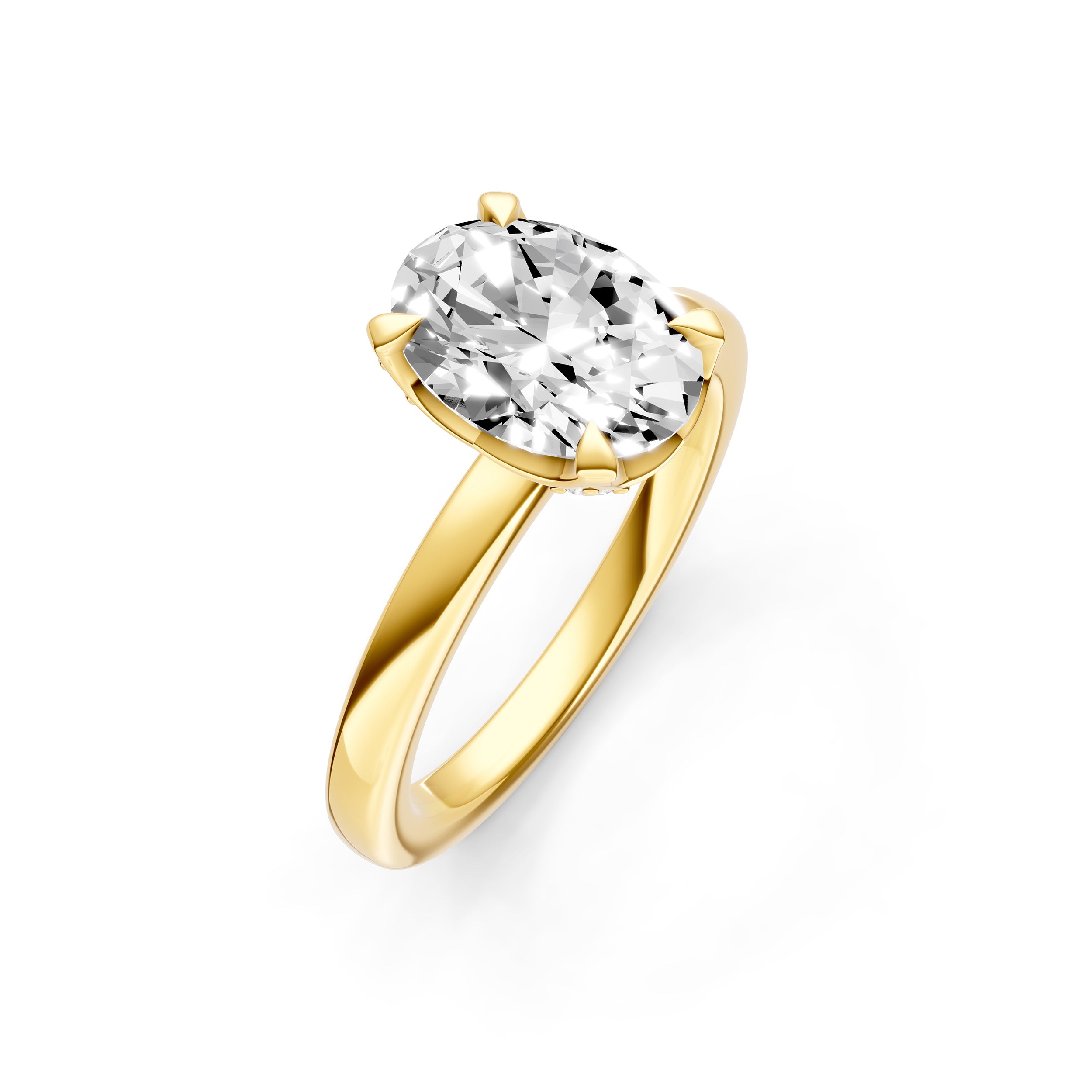 Crown Engagement Ring (Oval) Birmingham Jewelry Engagement Ring Birmingham Jewelry