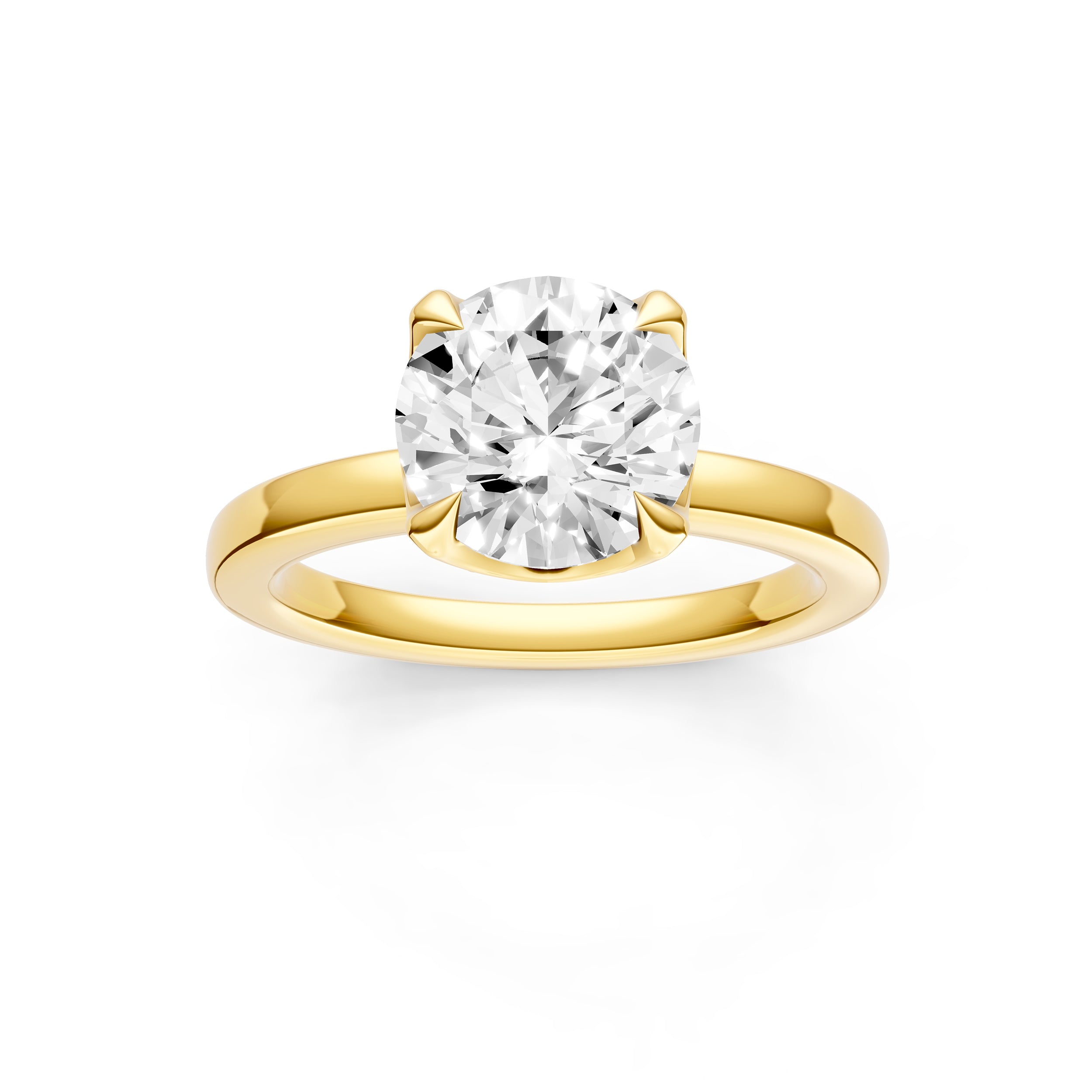 Crown Engagement Ring (Round) Birmingham Jewelry Engagement Ring Birmingham Jewelry