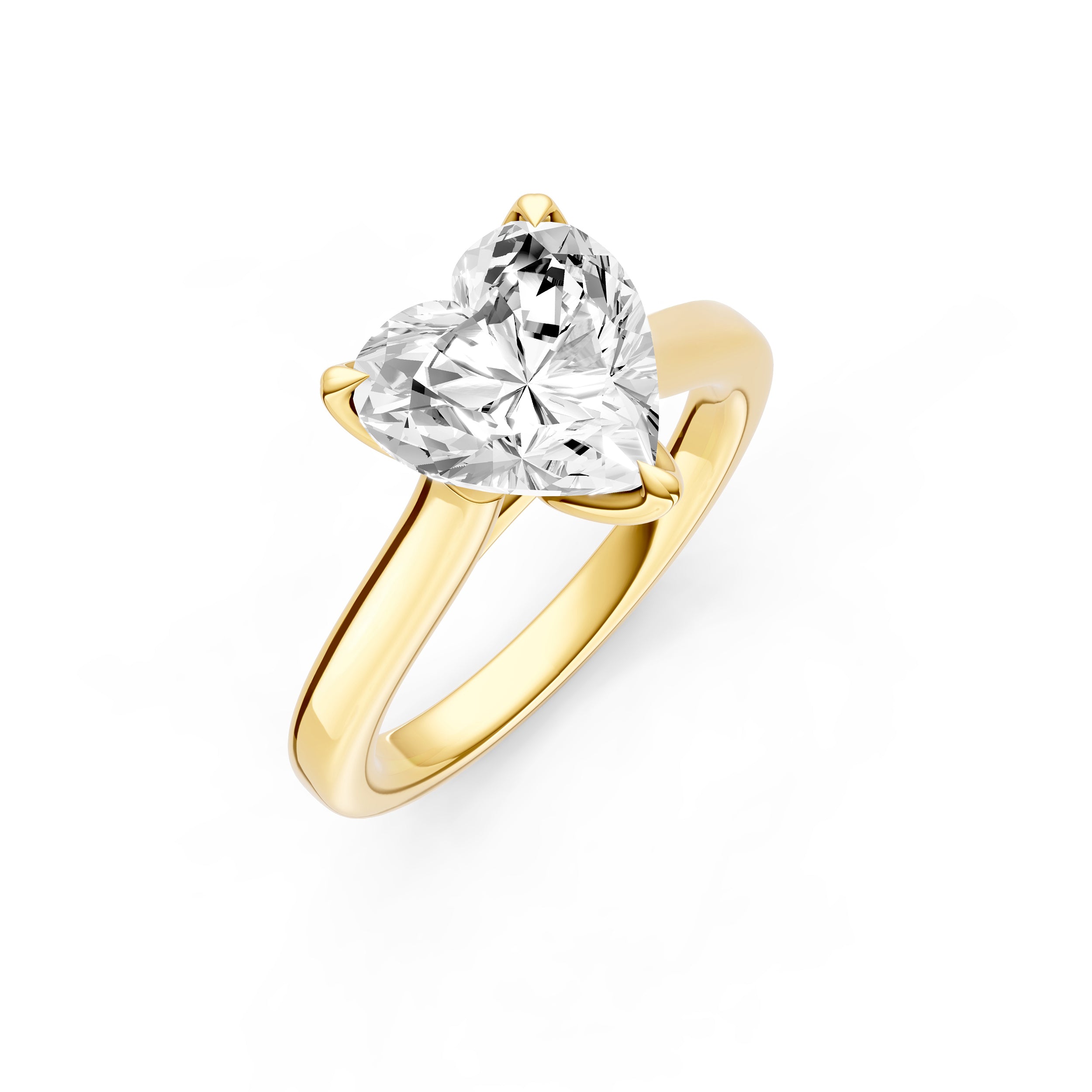 Petal Cathedral Engagement Ring (Heart Shape) Birmingham Jewelry Engagement Ring Birmingham Jewelry