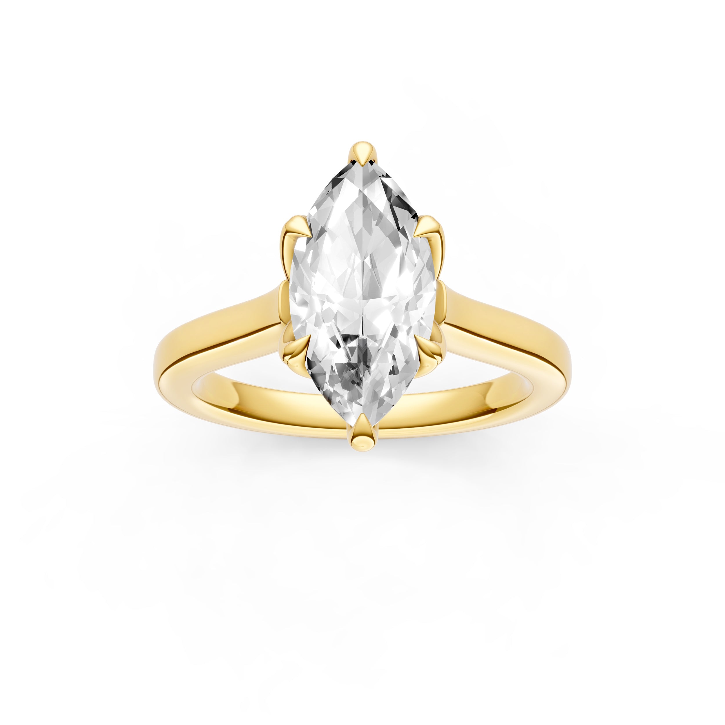 Petal Cathedral Engagement Ring (Marquise) Birmingham Jewelry Engagement Ring Birmingham Jewelry