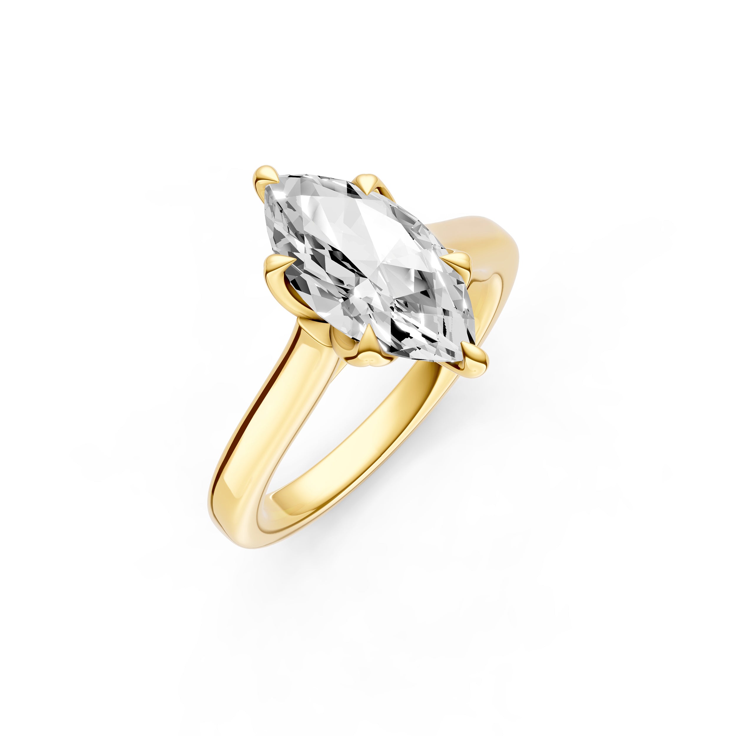 Petal Cathedral Engagement Ring (Marquise) Birmingham Jewelry Engagement Ring Birmingham Jewelry