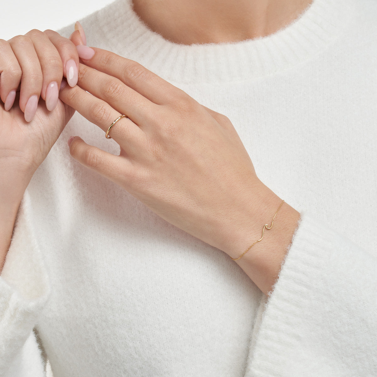 14K Yellow Gold Wave Bracelet Birmingham Jewelry Bracelet Birmingham Jewelry