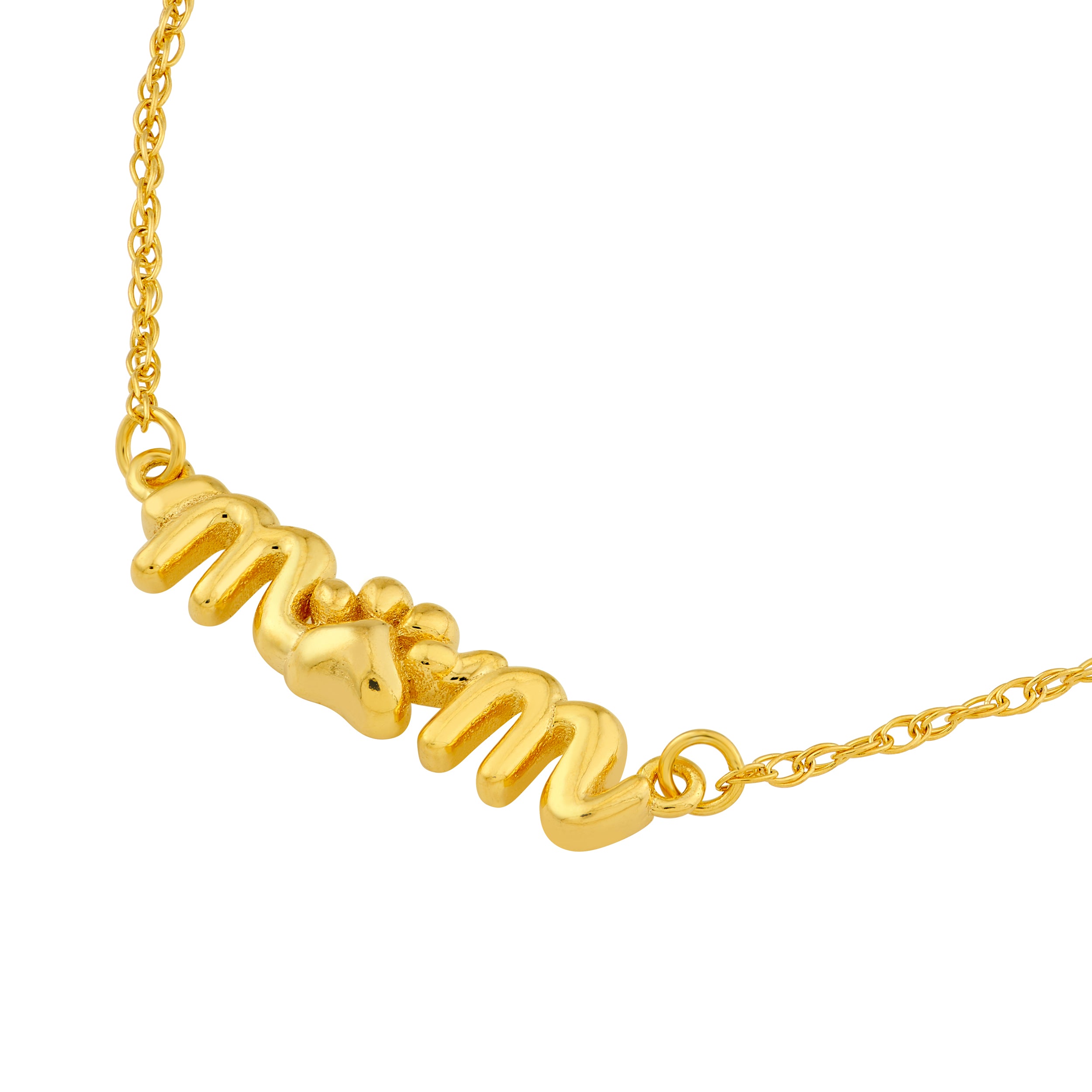 14K Yellow Gold So You Mom Dog Paw Necklace Birmingham Jewelry Necklace Birmingham Jewelry