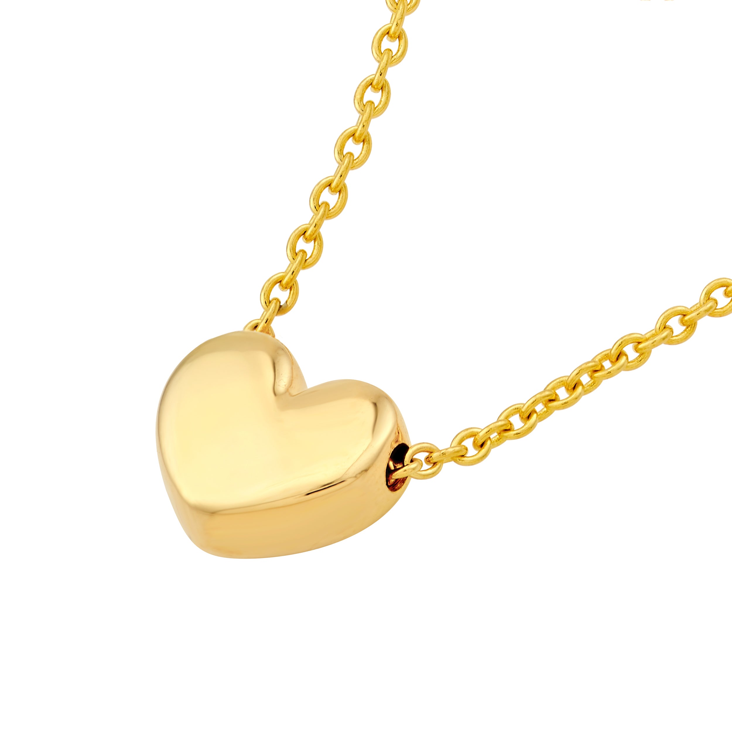 14K Yellow Gold Heart Necklace Birmingham Jewelry Necklace Birmingham Jewelry