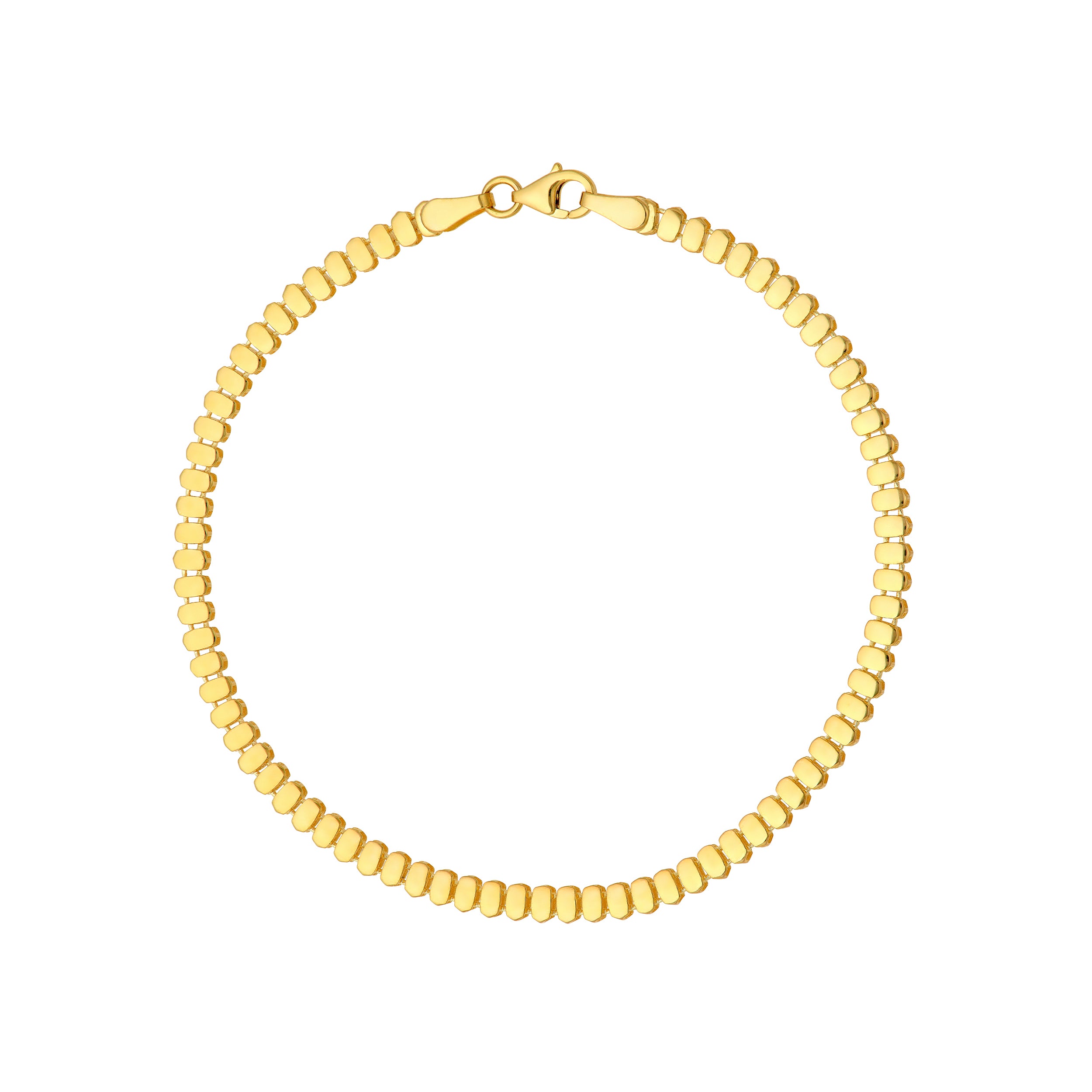 14K Yellow Gold 2.90mm Oval Link Chain Birmingham Jewelry Bracelet Birmingham Jewelry