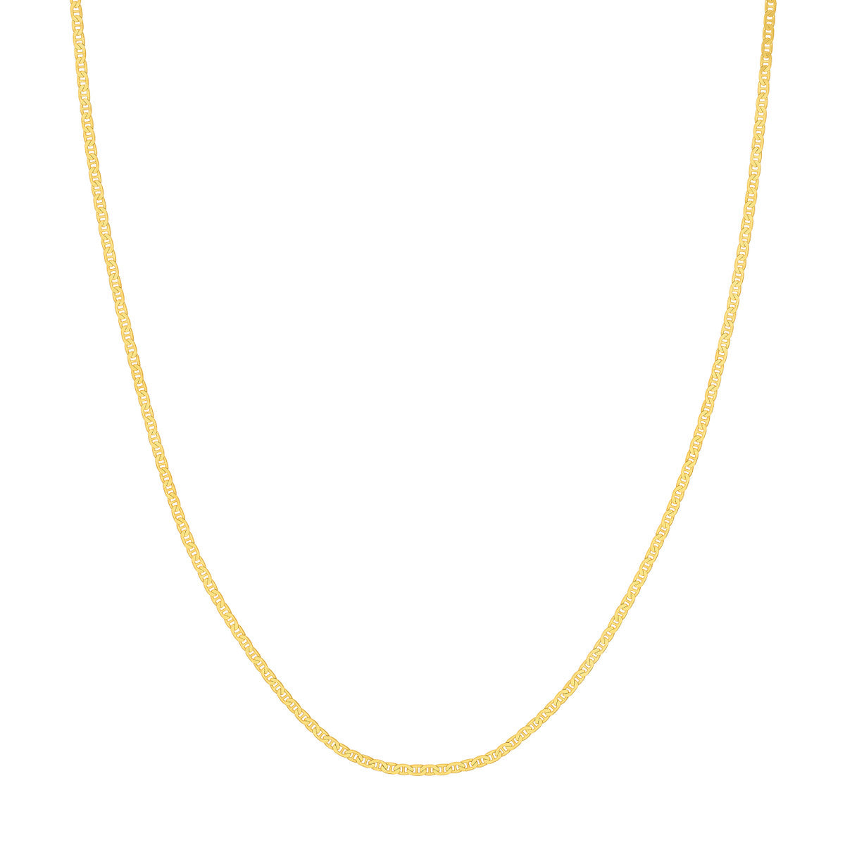 14K Yellow Gold 1.85mm Mariner Chain