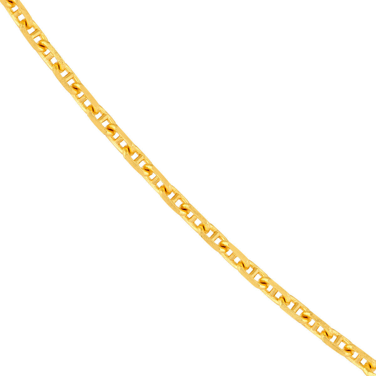 14K Yellow Gold 1.05mm D/C Anchor Chain