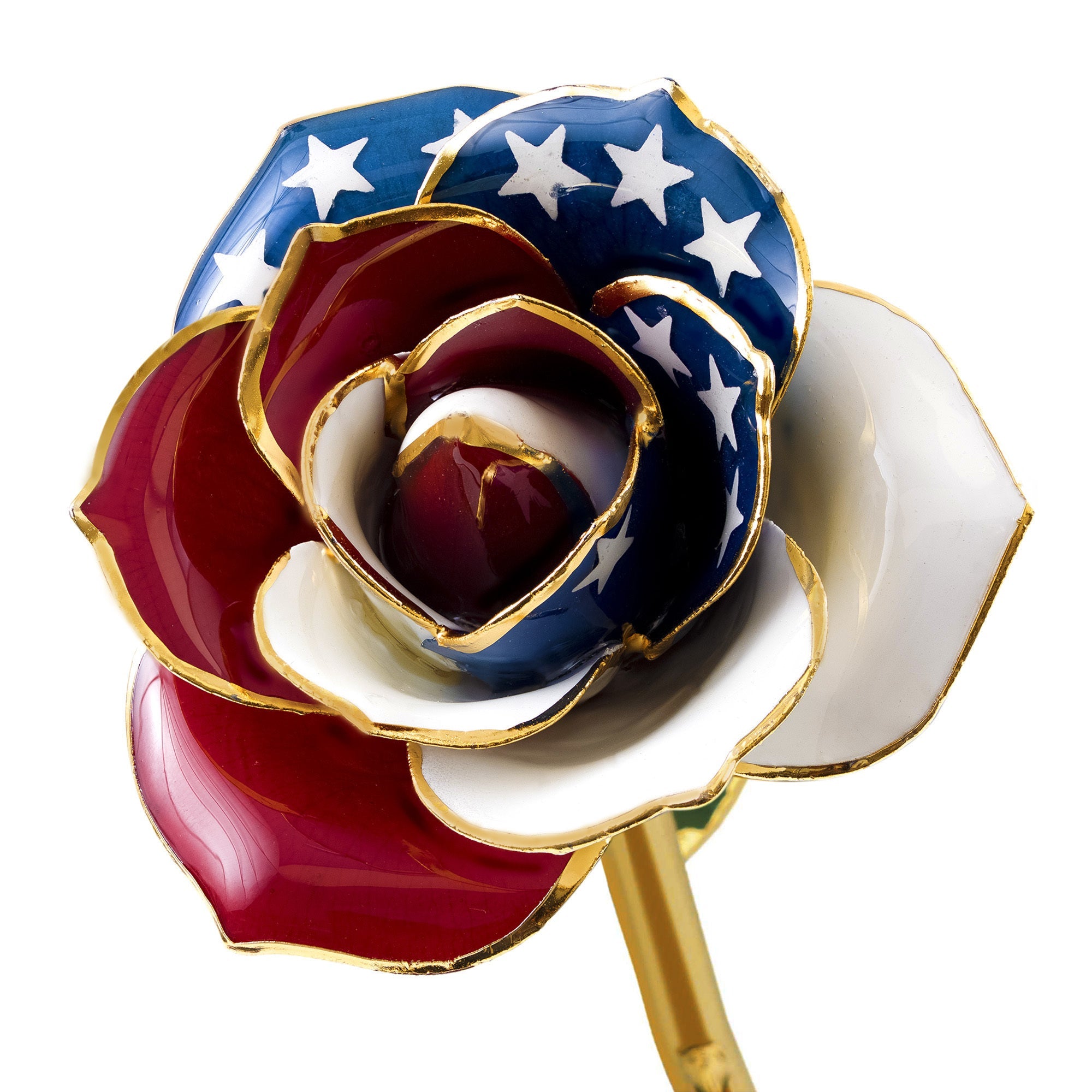 American Glory - 24K Dipped Rose Birmingham Jewelry 24K Gold Rose Birmingham Jewelry