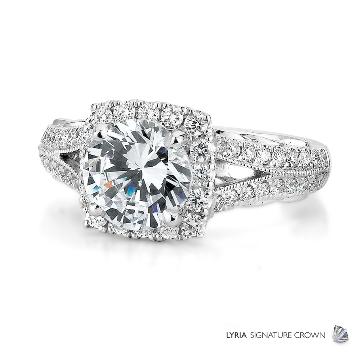 Parade Design - R3026/S1 Parade Design Engagement Ring Birmingham Jewelry