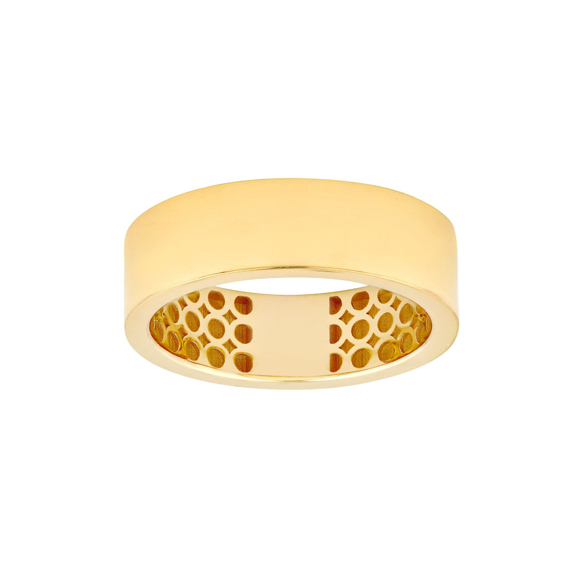 14K Yellow Gold Flat Band