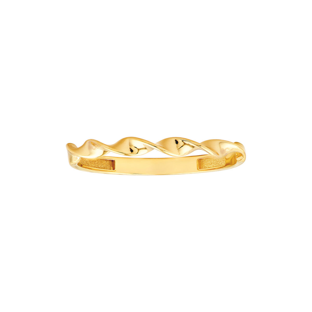 14K Yellow Gold Twisted Band Ring