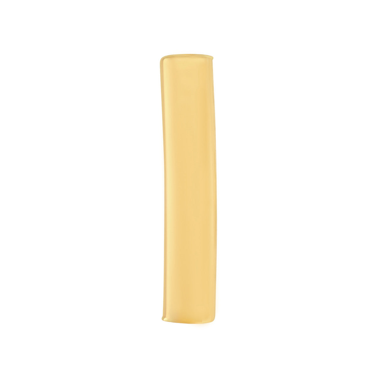 14K Yellow Gold Bar Stud Earrings