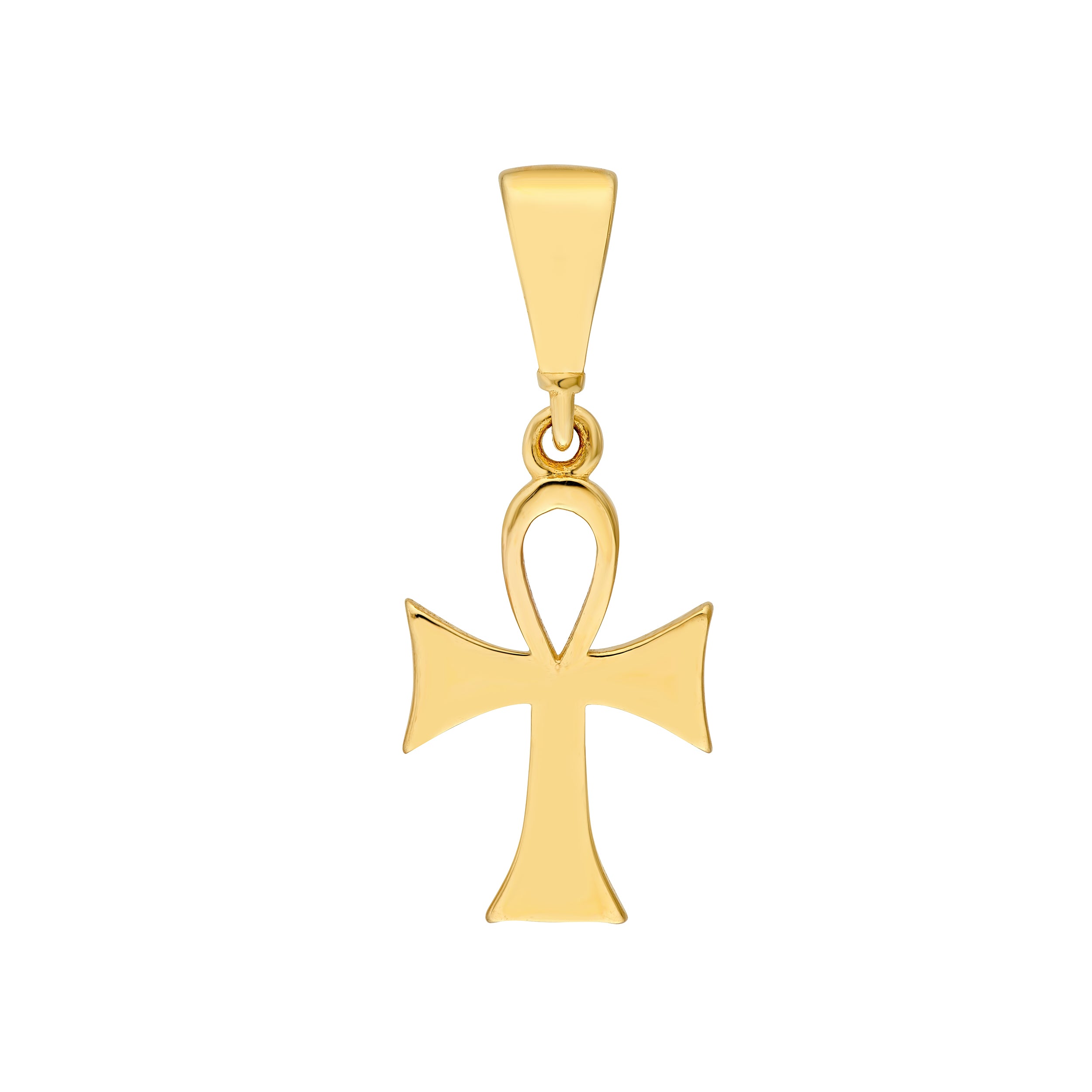 14K Yellow Gold Ankh Cross Pendant Birmingham Jewelry Pendant Birmingham Jewelry
